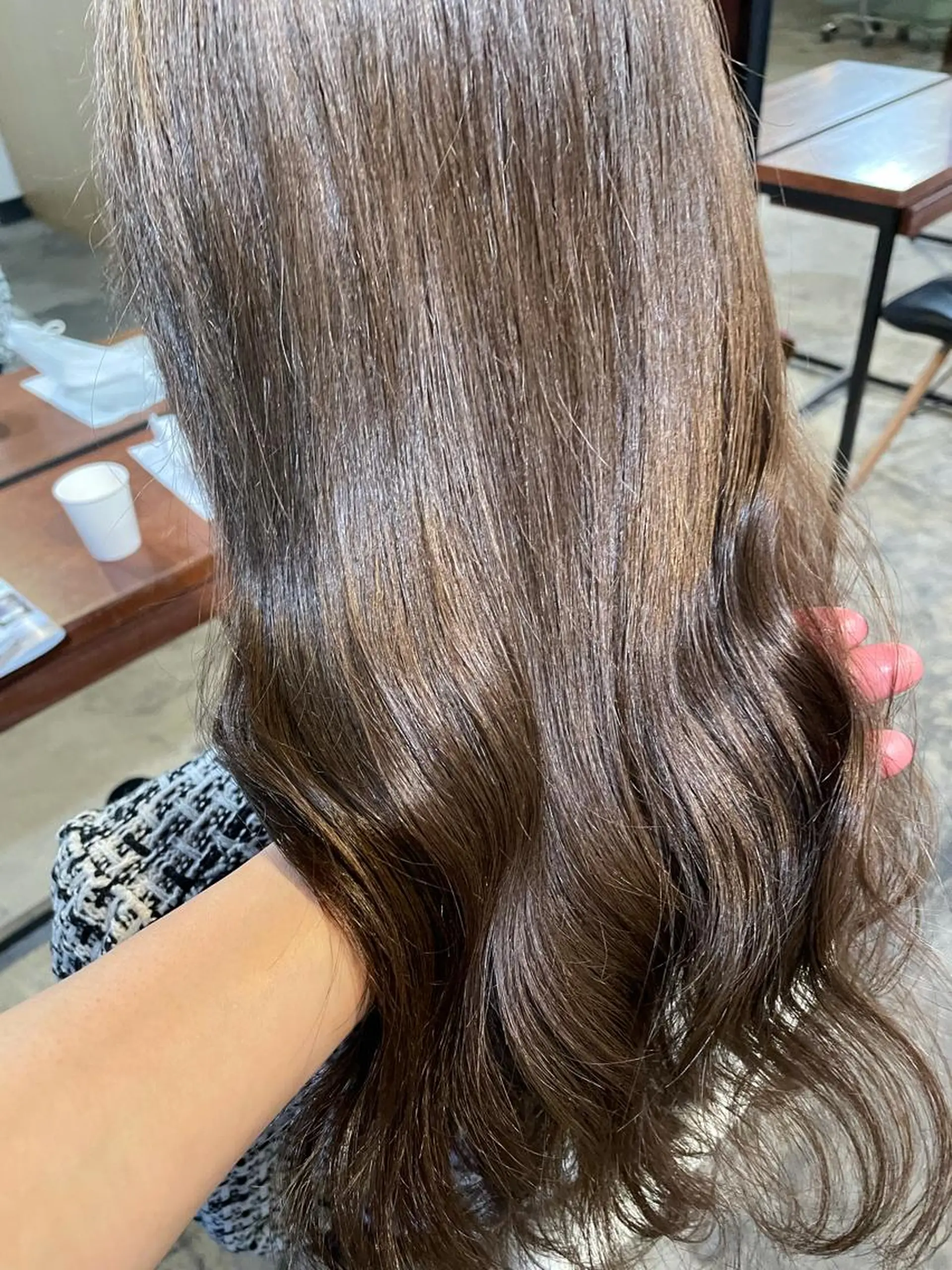 ロング カラー ヘアアレンジ メンズ キッズ ネイル マツエク・マツパ アイブロウ ヘアカラー トリートメント 透明感カラー/推しカ ラー☁️JURAのヘアスタイル
