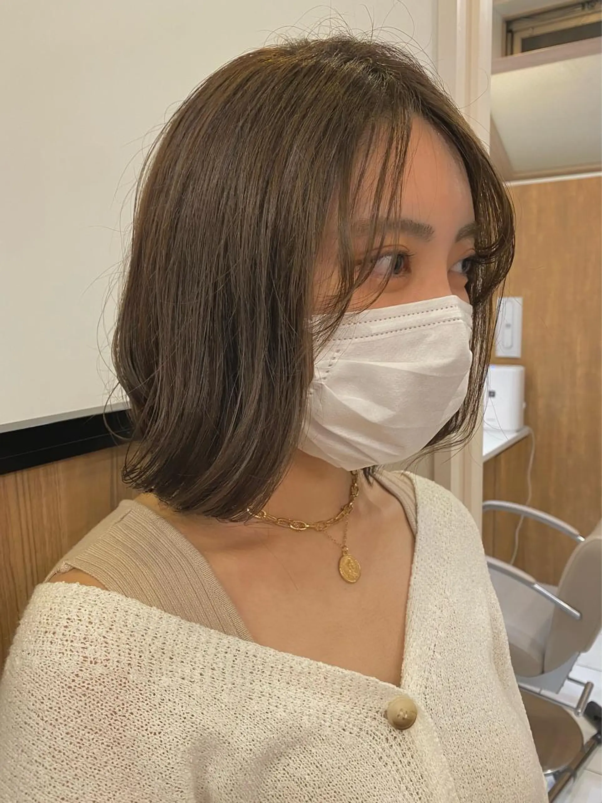 ミディアム カラー 門崎未依/レイヤー/ メンズカット🪿🌼のヘアスタイル