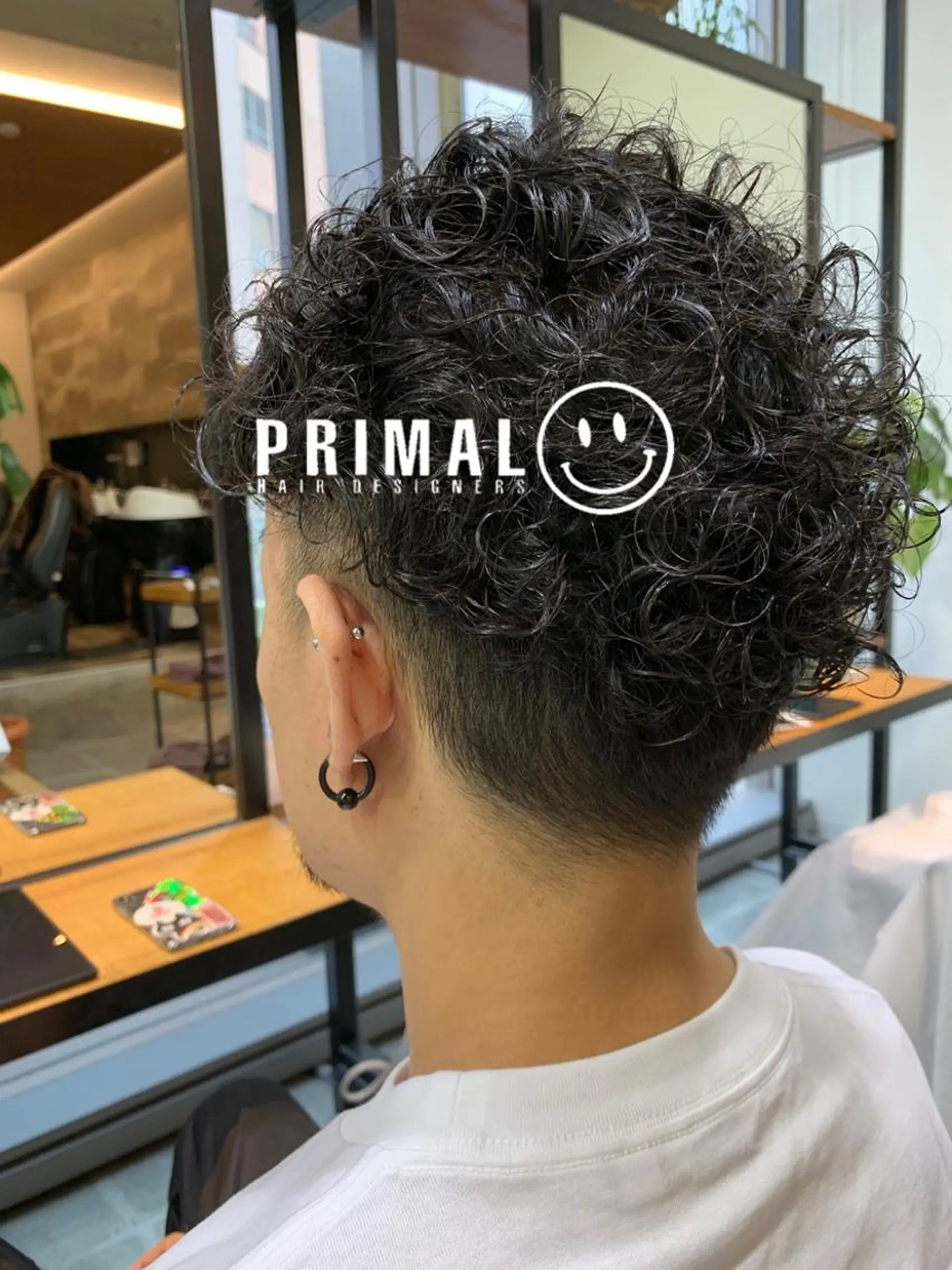 ショート カット パーマ 佐瀬竜矢PRIMAL /portのヘアスタイル
