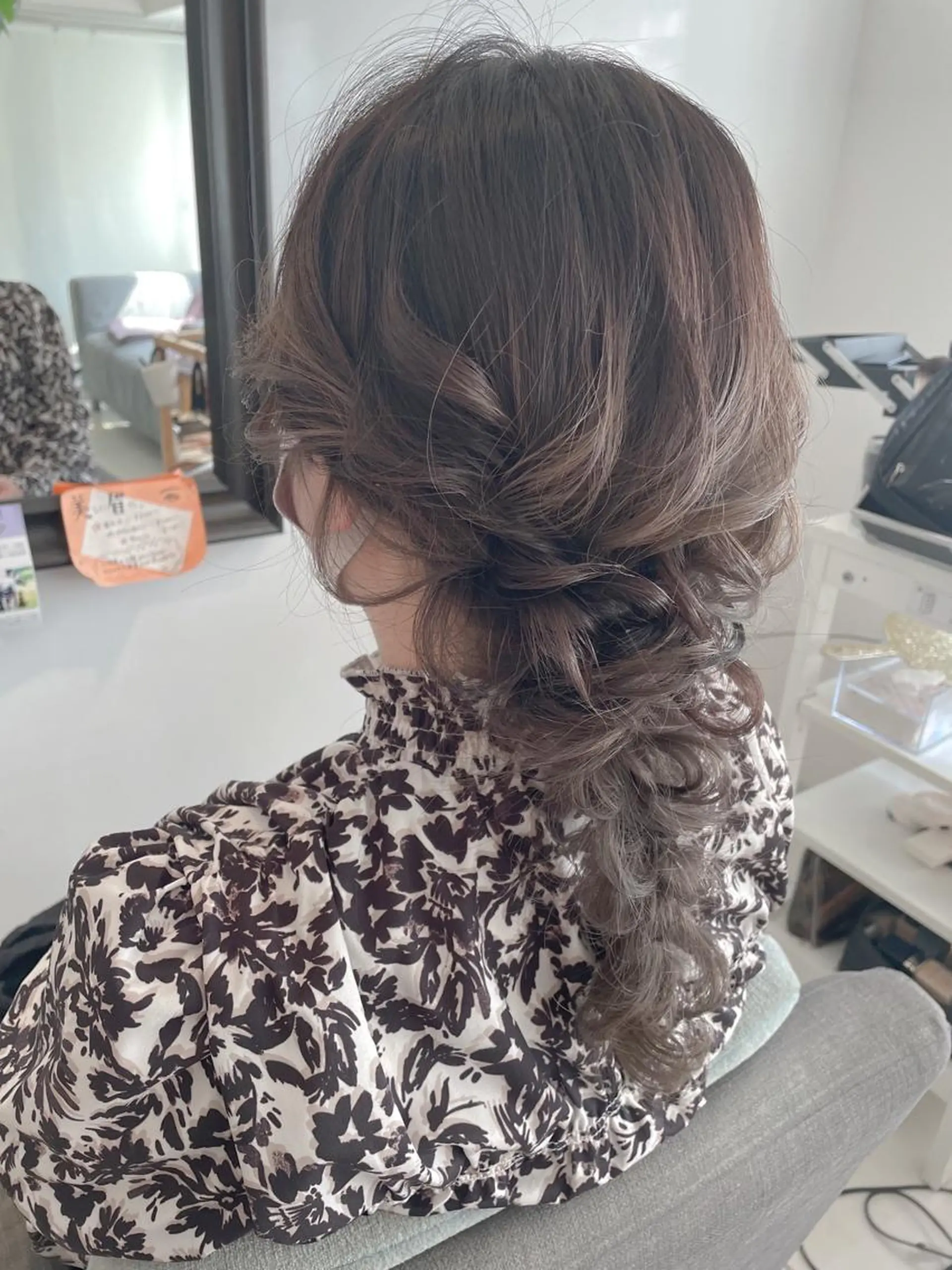 セミロング ヘアアレンジ キッズ ヘアメイク10年から 美容師💄Anriのヘアスタイル