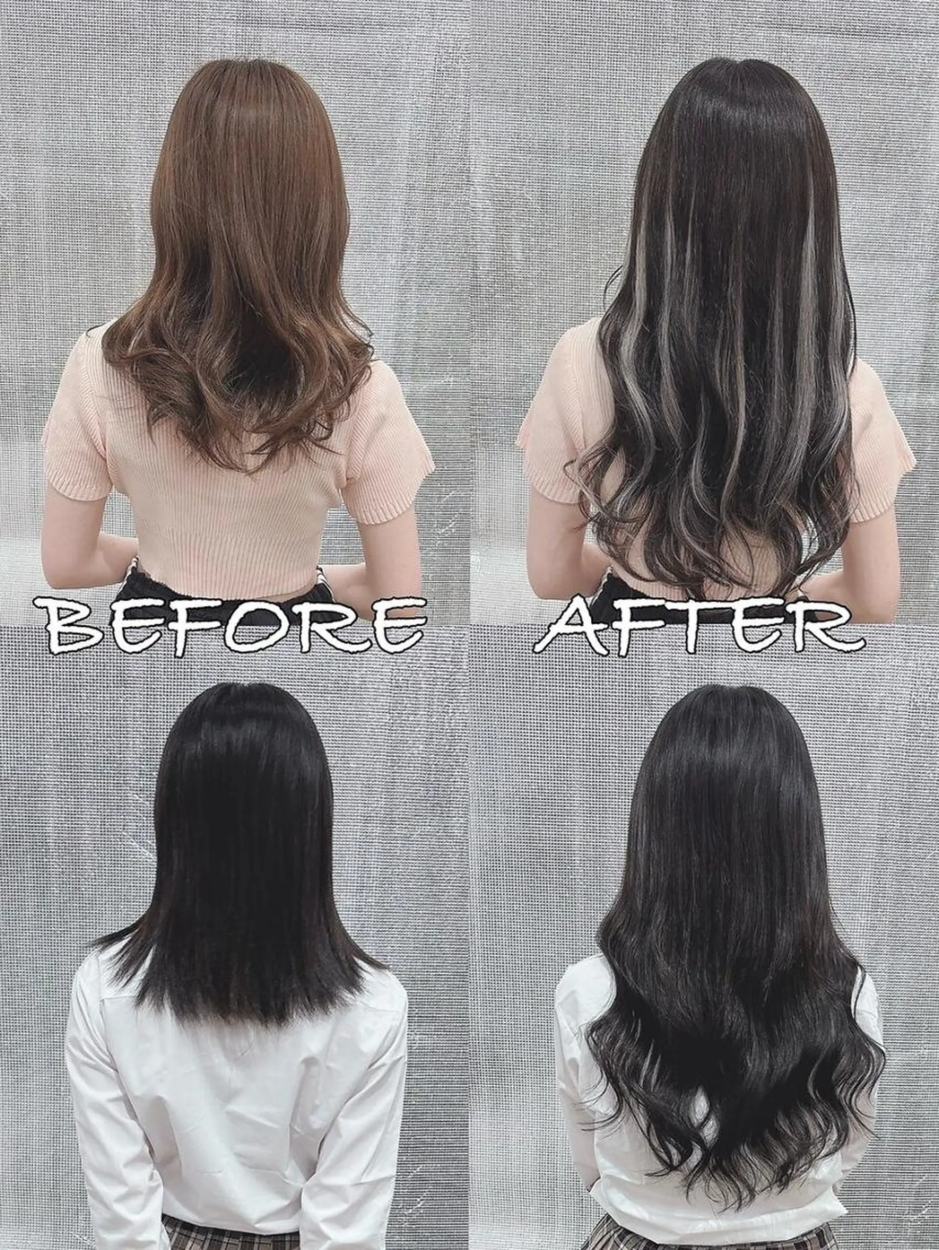 ロング カラー ヘアアレンジ シールエクステ バレイヤージュ ブリーチ ケアブリーチ ダブルカラー LIP 大阪本店 エクステ 堀谷和孝のヘアスタイル