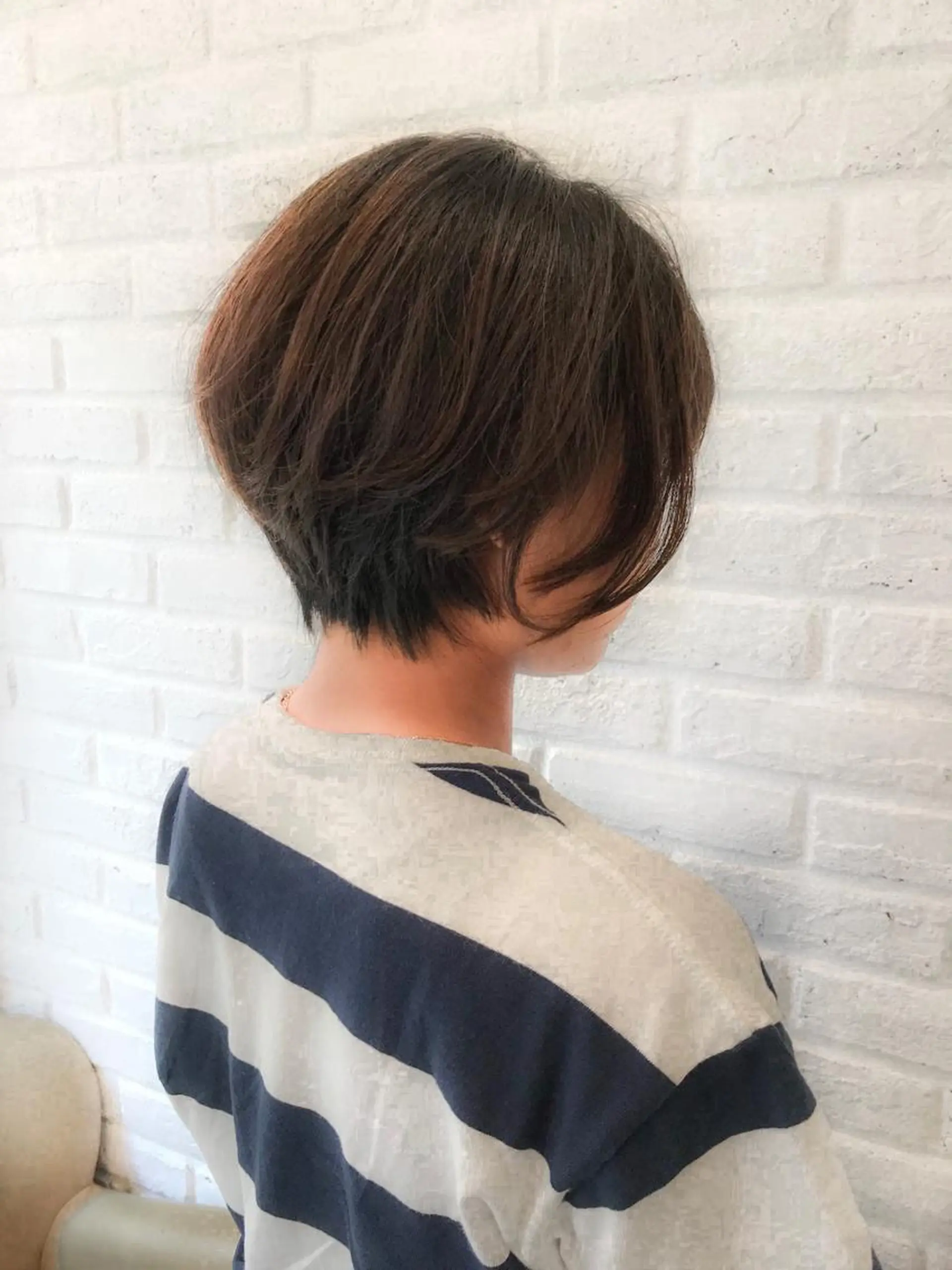 ショート 艶カラー/フェイス レイヤー/たむのヘアスタイル