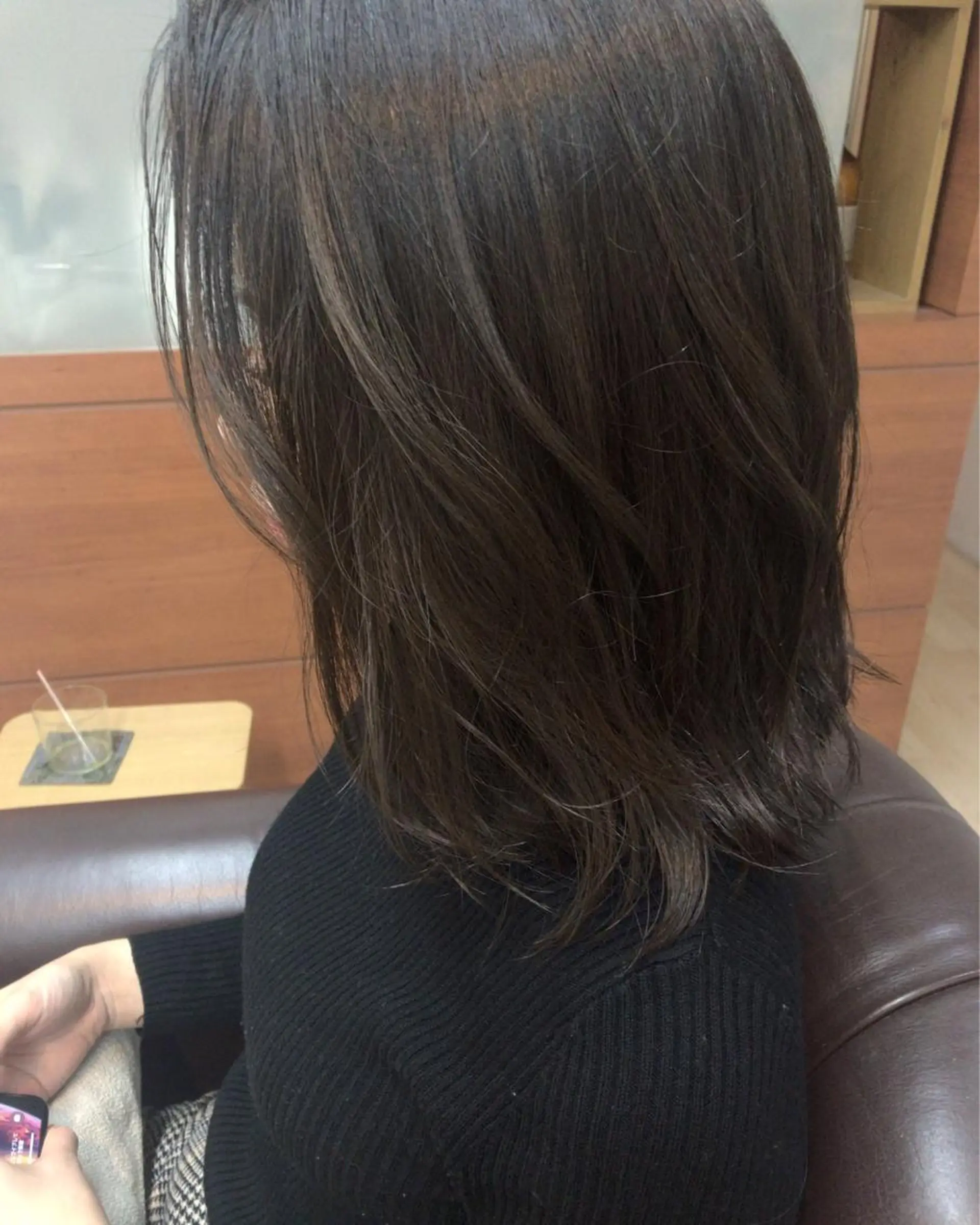 ミディアム カラー クニモトハルナ ボブ/柔らかカラーのヘアスタイル