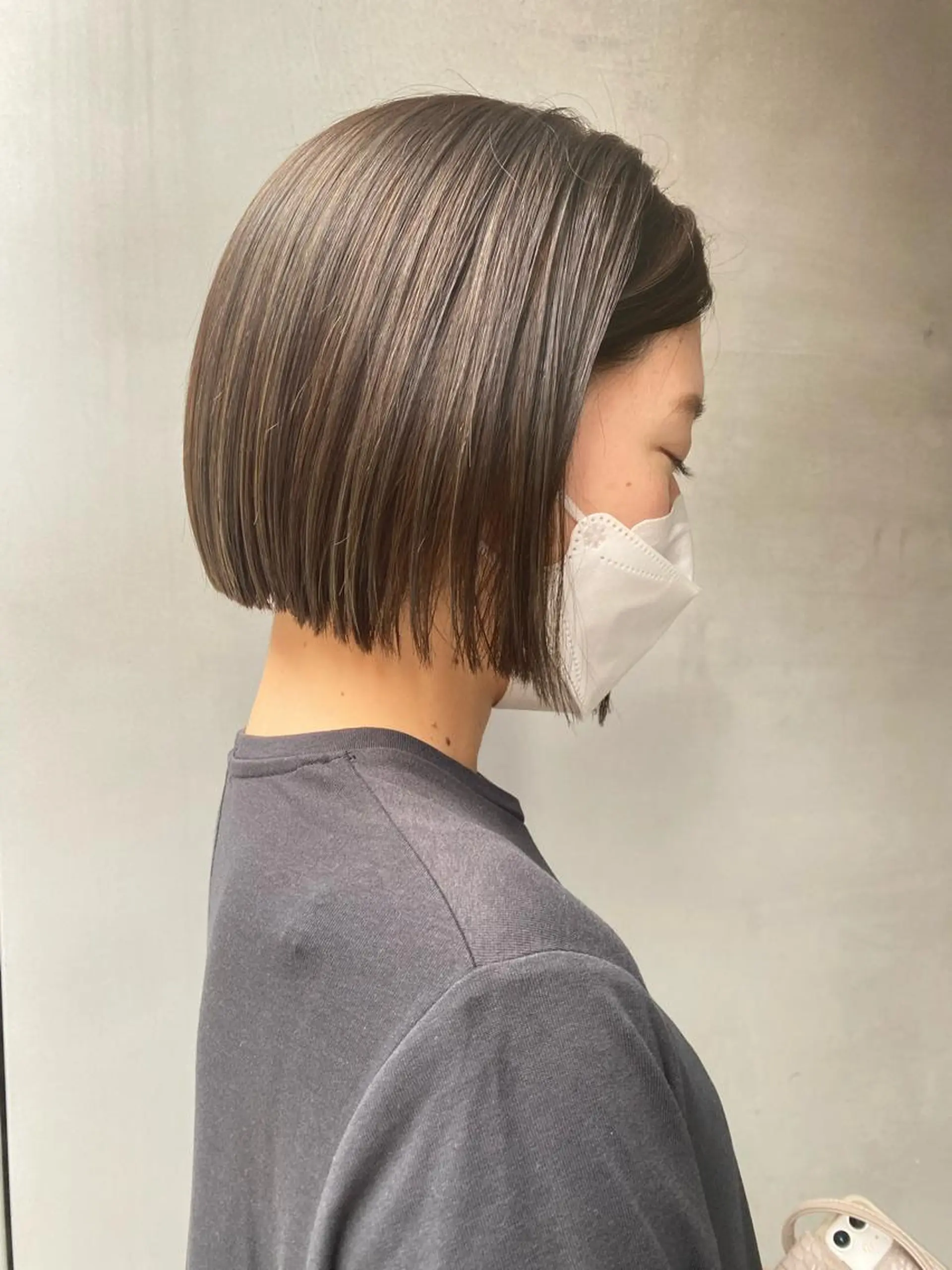 ショート shiori ﾍﾞｰｼﾞｭｶﾗｰのヘアスタイル