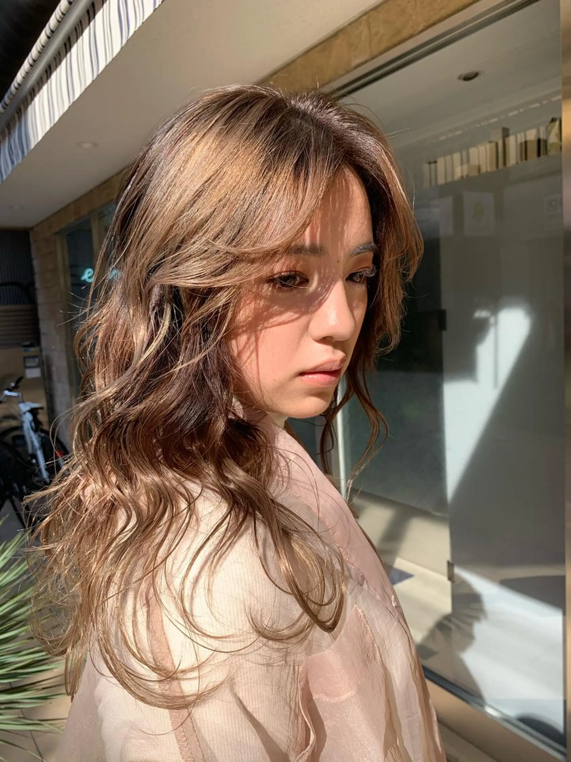 セミロング カラー Earth 三鷹 Masato🌱のヘアスタイル