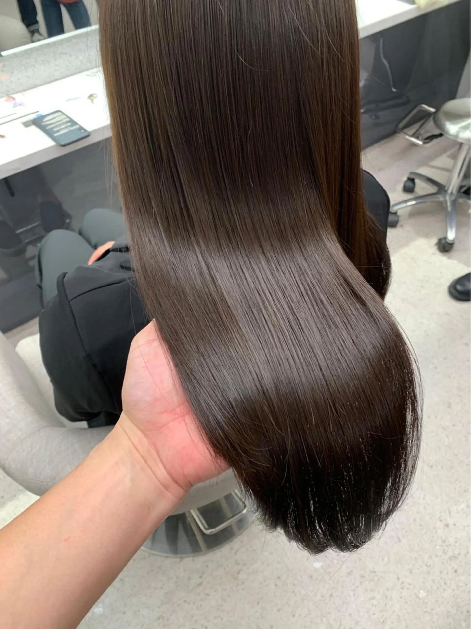 ロング ハイライト 髪質改善 小顔カット トリートメント 酸熱トリートメント メンズ特化美容師/ 新井　洸太のヘアスタイル