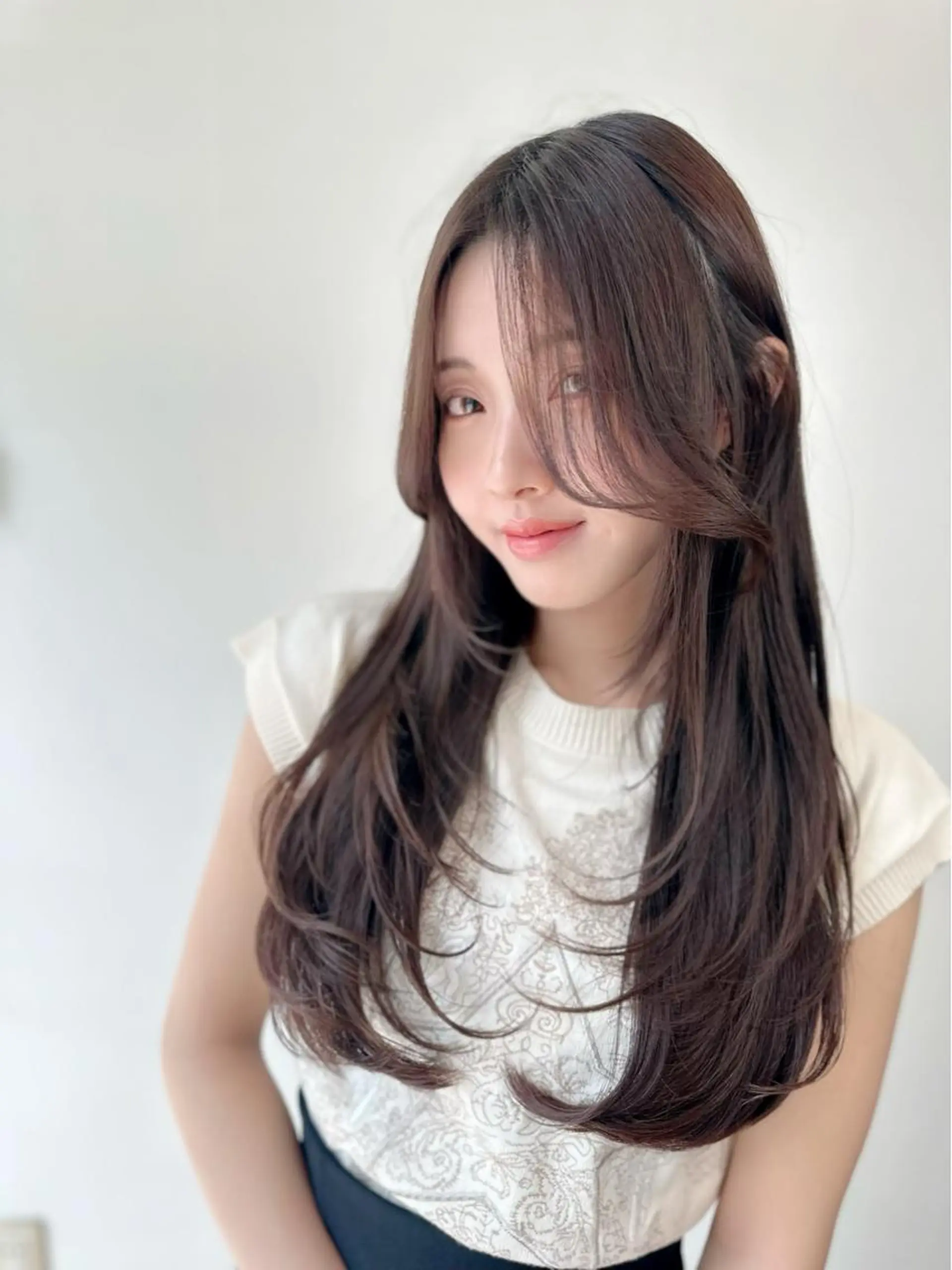ロング 隅野 恭生のヘアスタイル