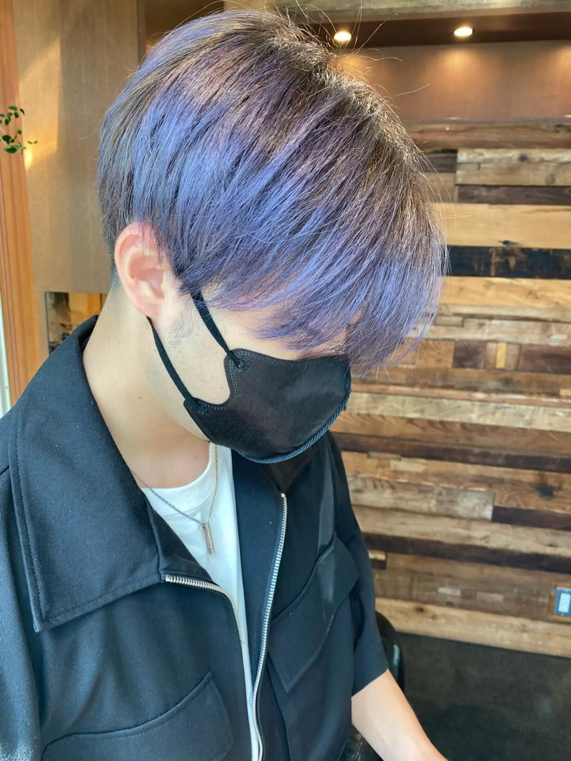 ショート アッシュ パープルカラー 白井 雅美のその他イメージ
