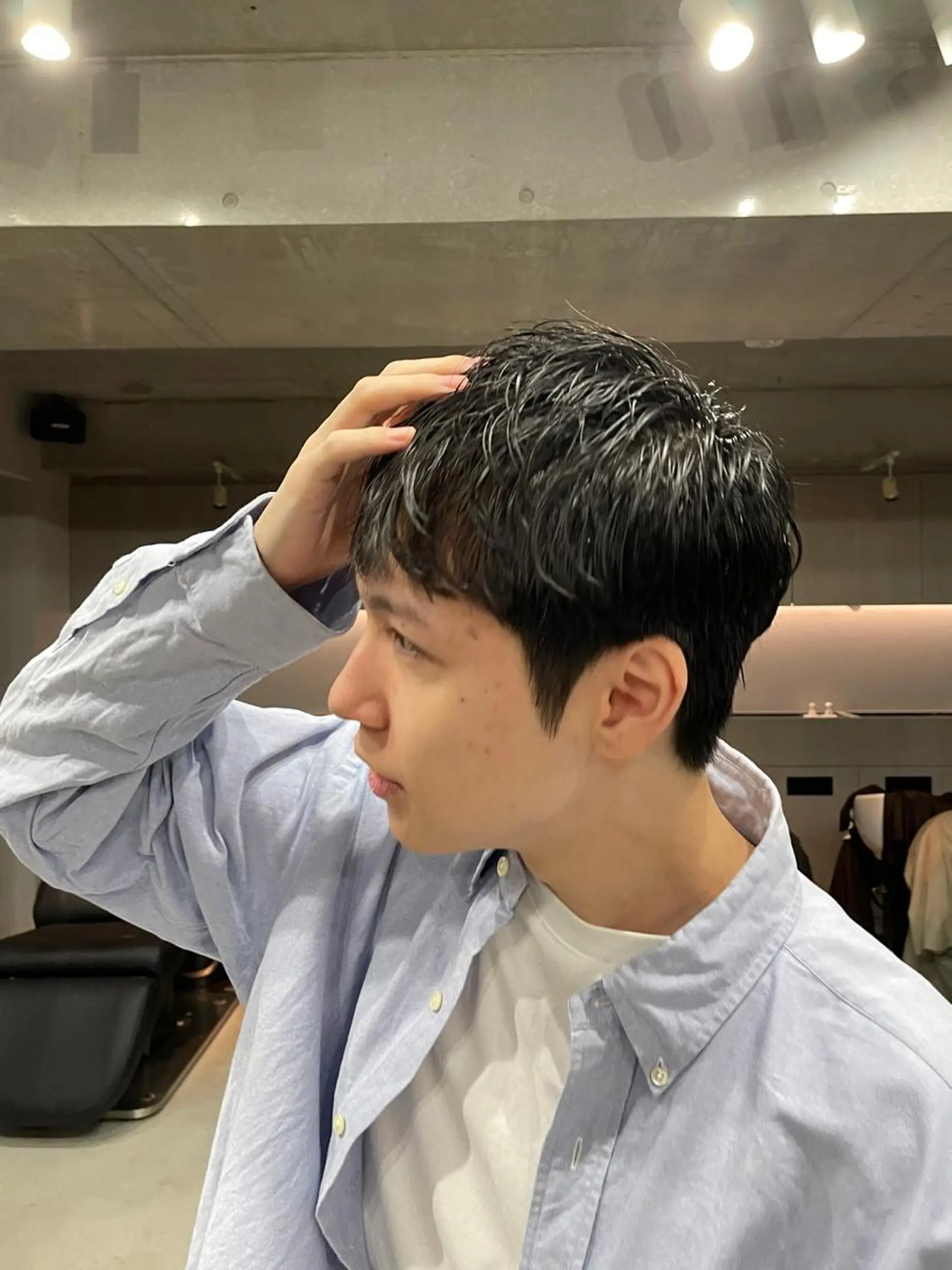 ショート パーマ メンズ 吉田一輝 外国人パーマのヘアスタイル