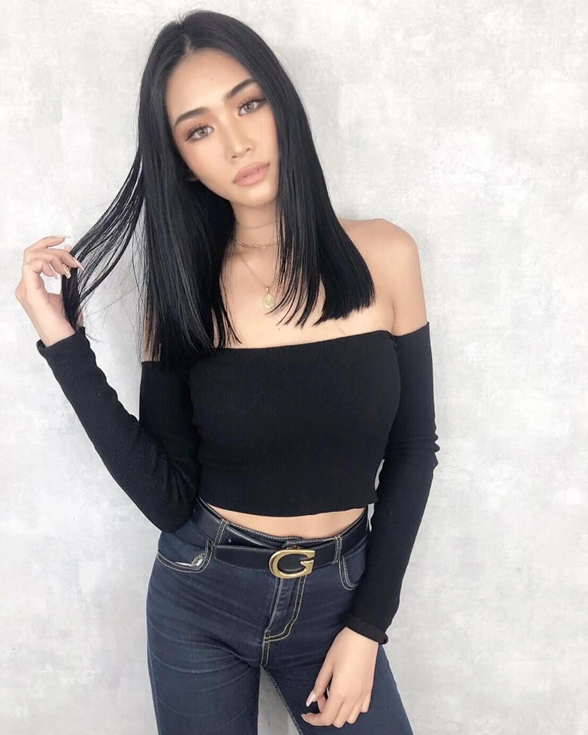 セミロング カラー レイヤーカット BLend 渋谷のヘアスタイル