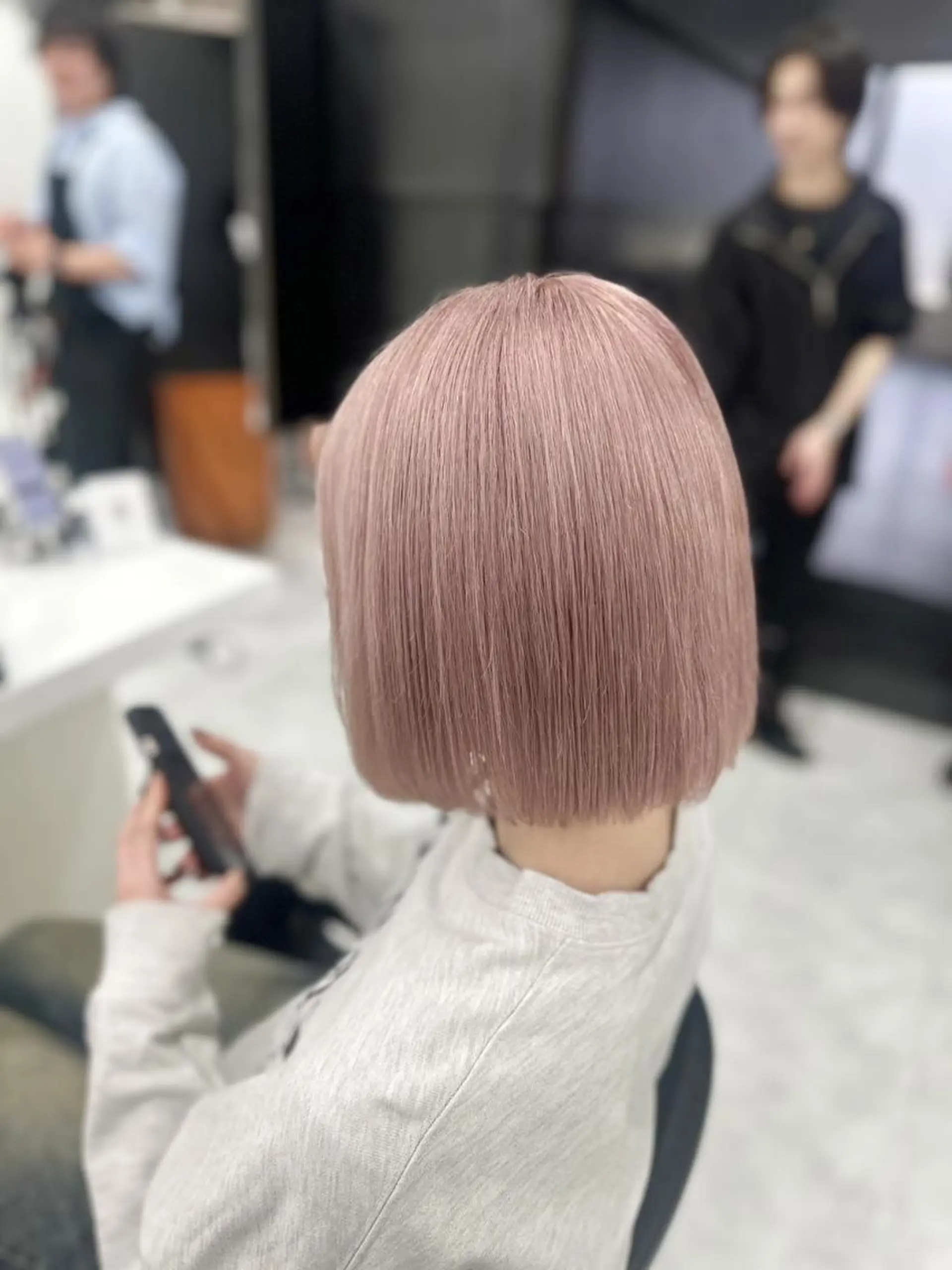 カラー 韓国ガーリー🤍ハイ トーン🤍Ayanaのヘアスタイル