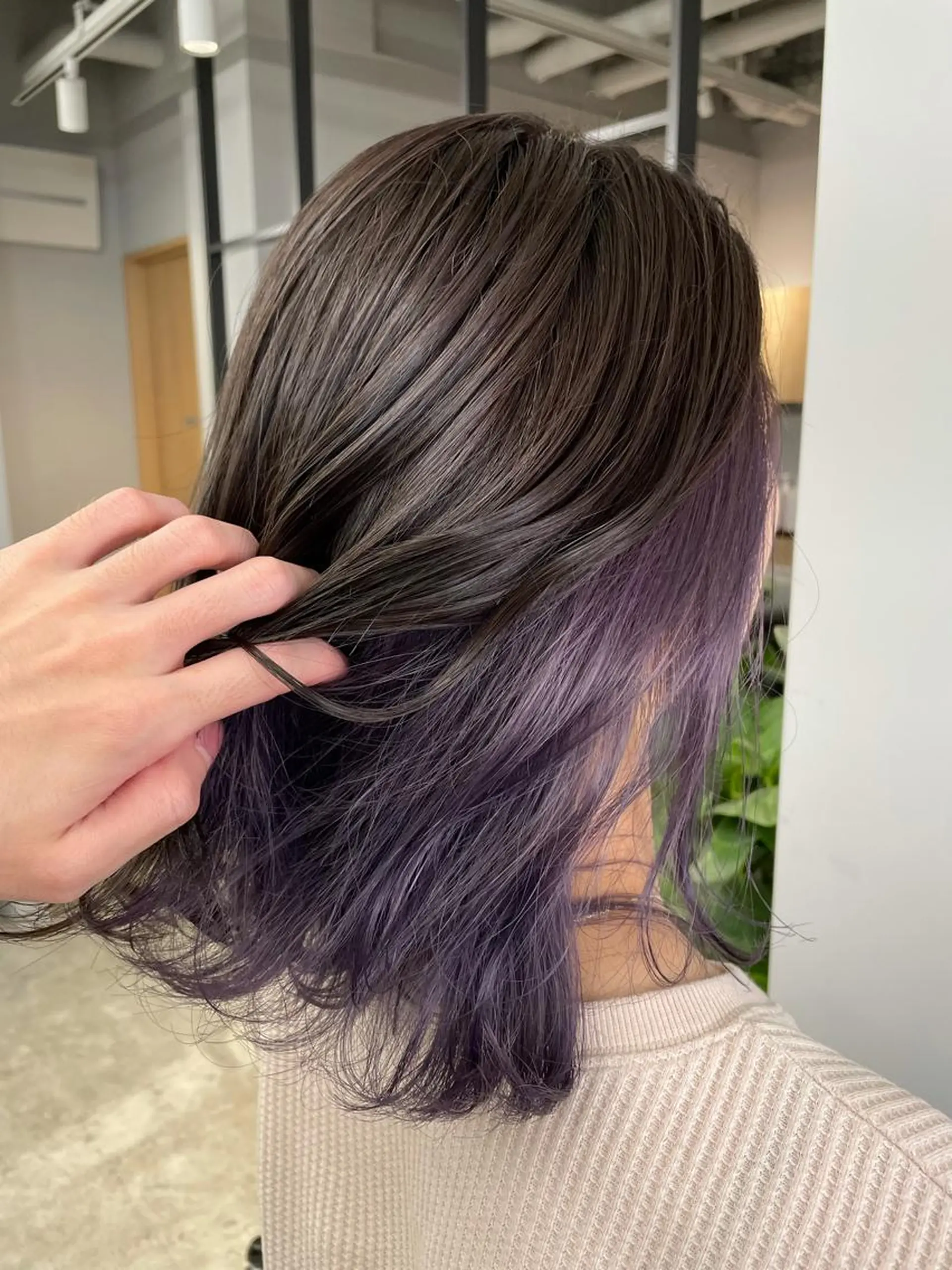 ミディアム SAEKI【ior 】北千住店ブリーチのヘアスタイル