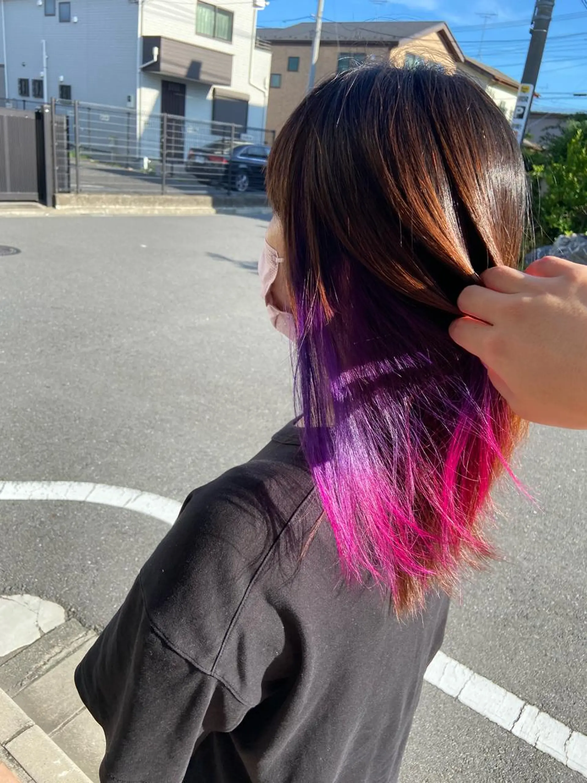 ミディアム カラー 🪼高評価🪼 💎柴崎の藤咲💎のヘアスタイル