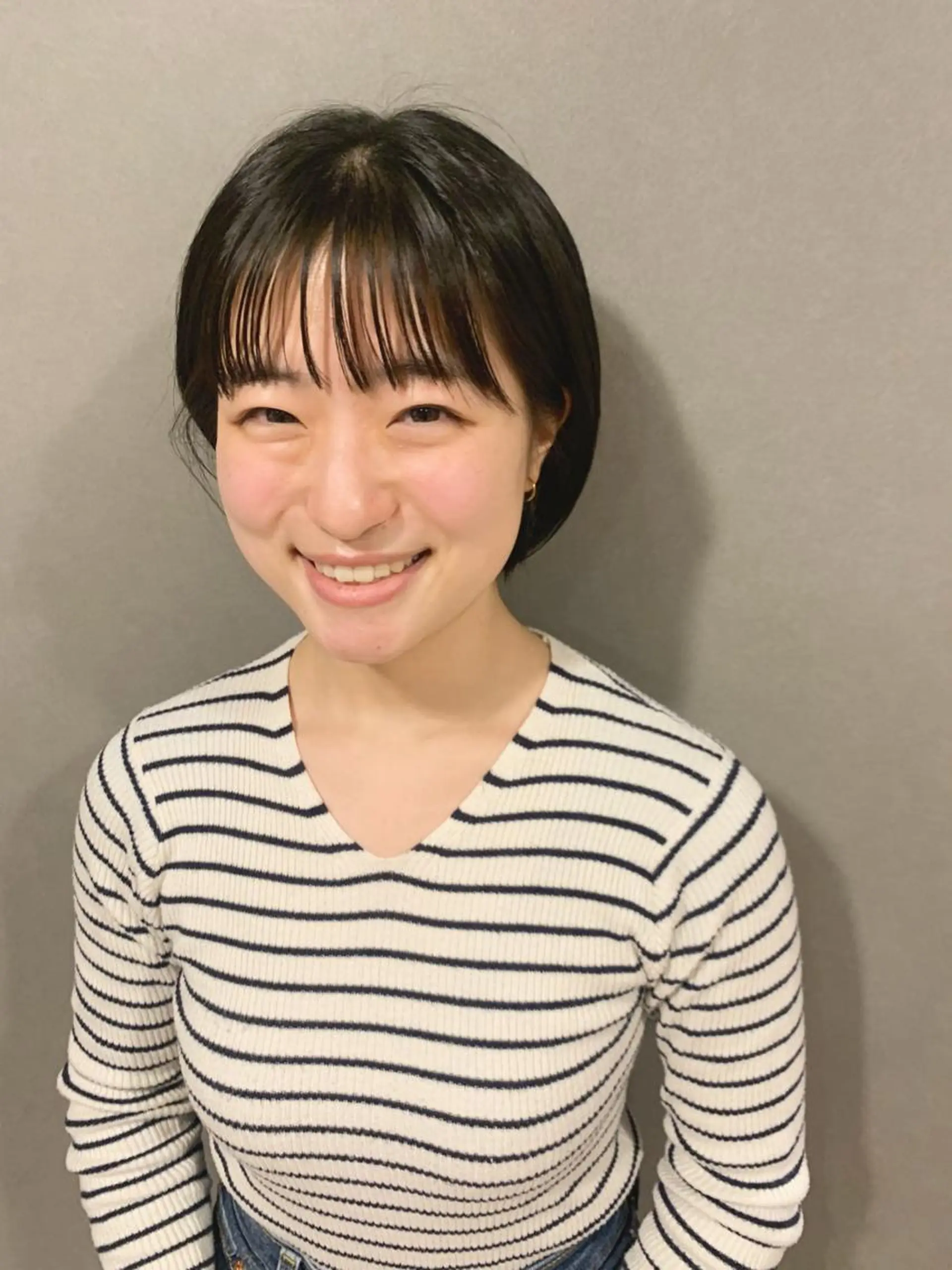 ショート ボブ カット ヘアカラー 縮毛矯正 トリートメント ＳＨＵ ＮＴＡのヘアスタイル