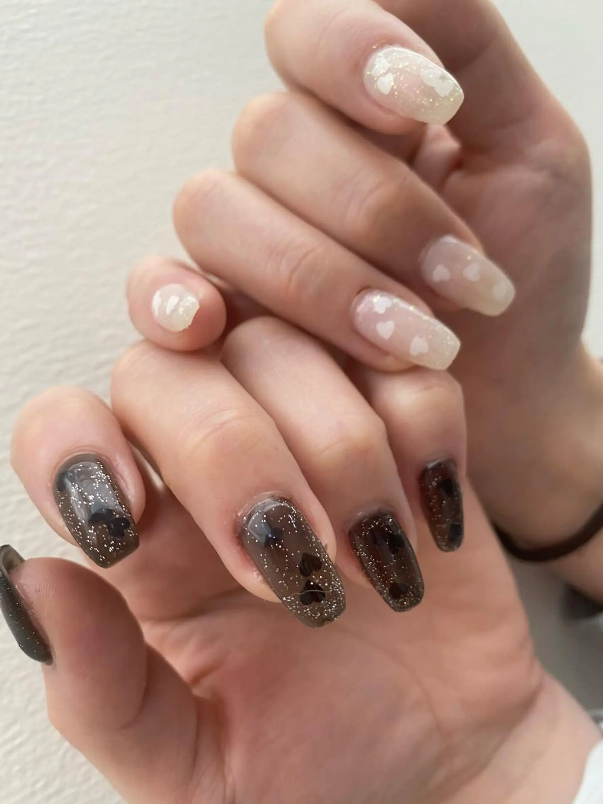 ネイル 持ち込み バレンタイン ハンドネイル Nail salon Maylilyのネイルデザイン