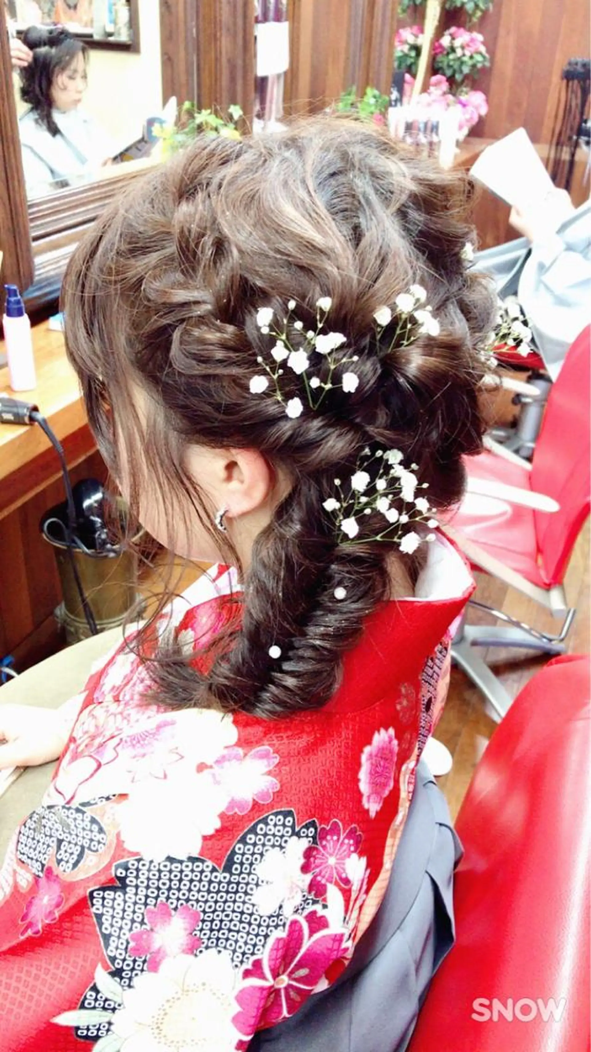 ヘアアレンジ 卒業式のヘアスタイル MIZUKI🫧ྀི 韓国ヘアAFLOATのヘアスタイル