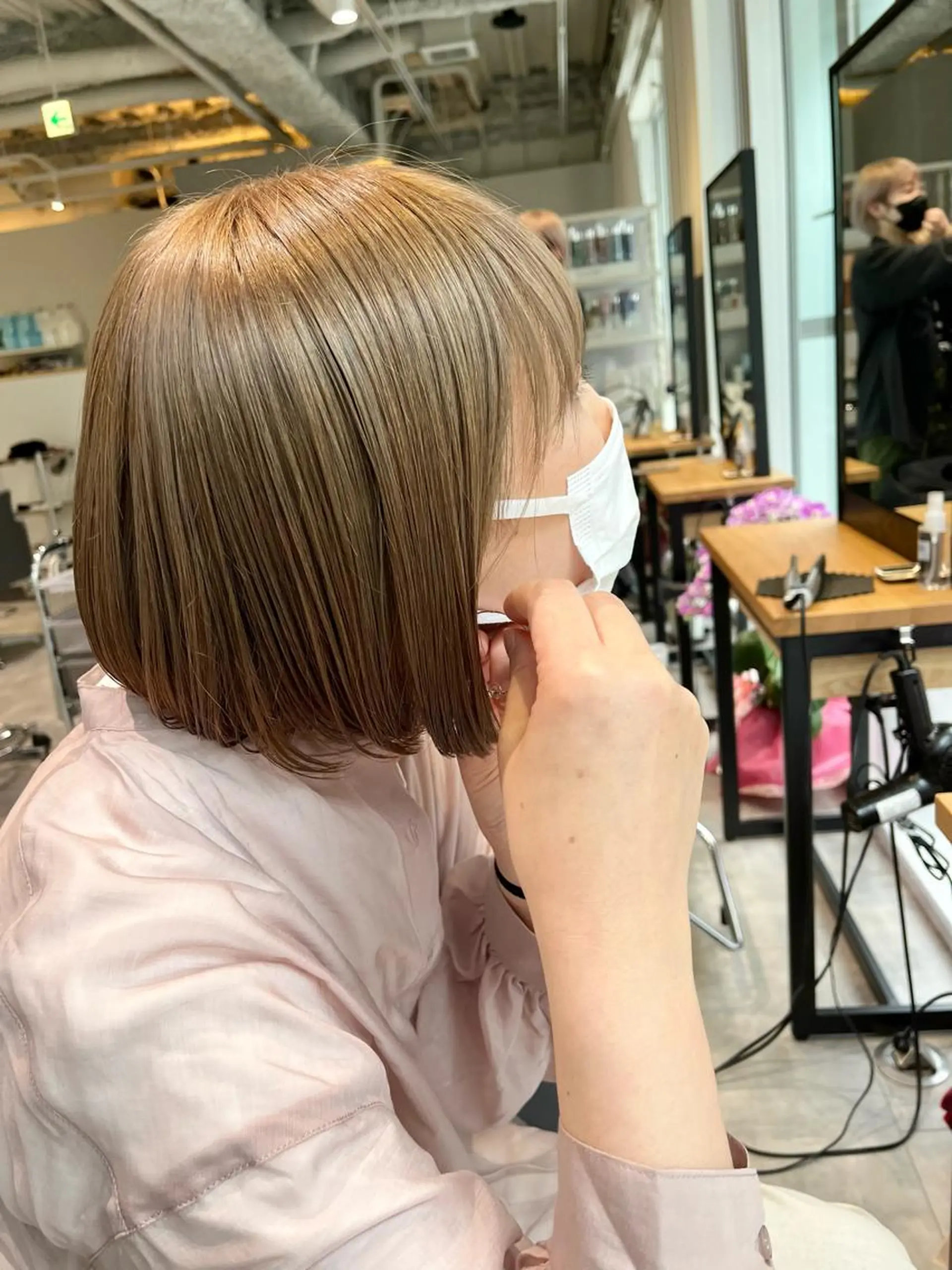 ショート カラー ショートボブ ハンサムショート ベージュカラー ブリーチ ケアブリーチ ショート/パーマ/ カラー/FUKOのヘアスタイル