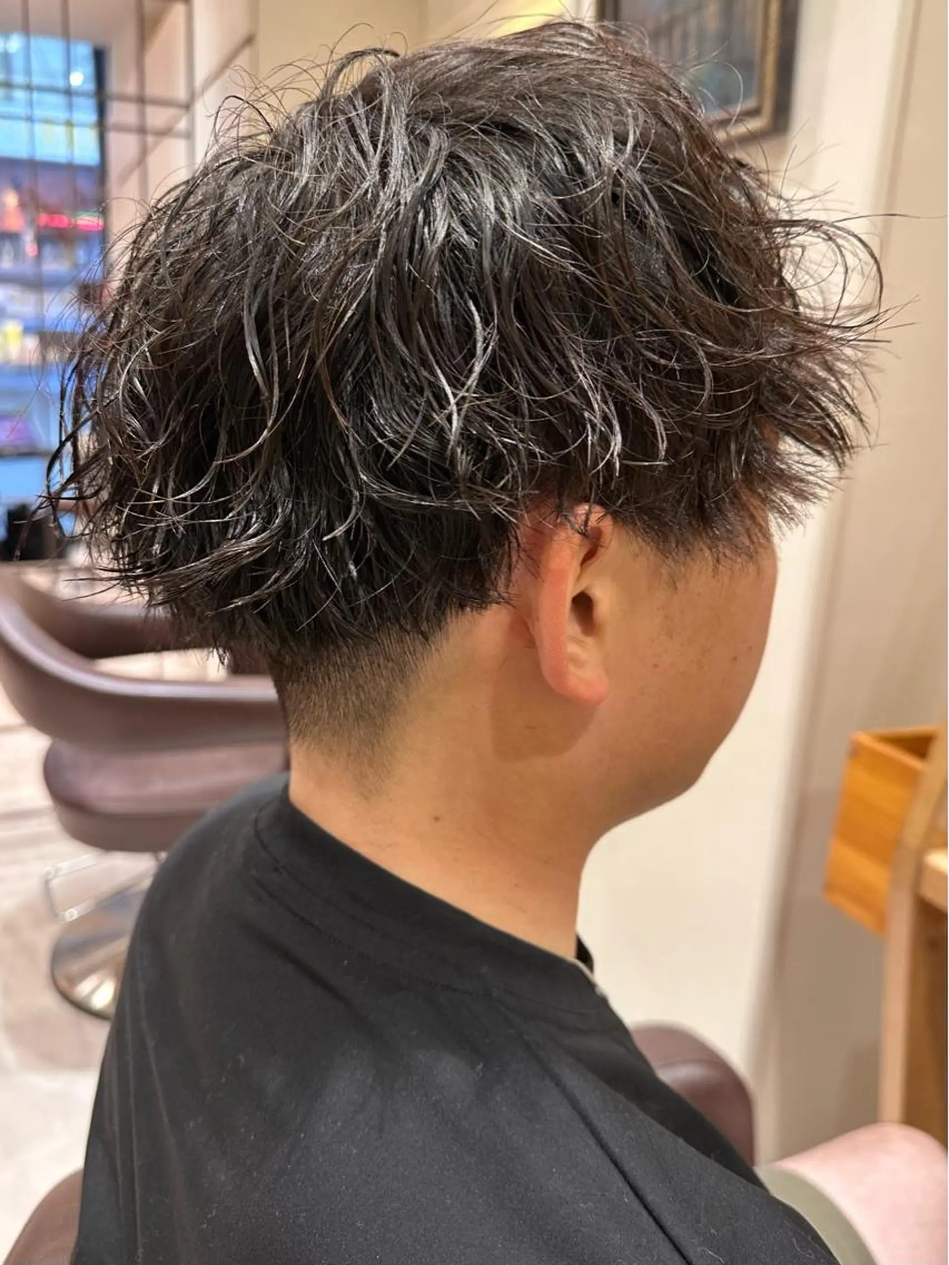 ショート パーマ メンズ 奥東巧真 /パーマスタイル✨のヘアスタイル