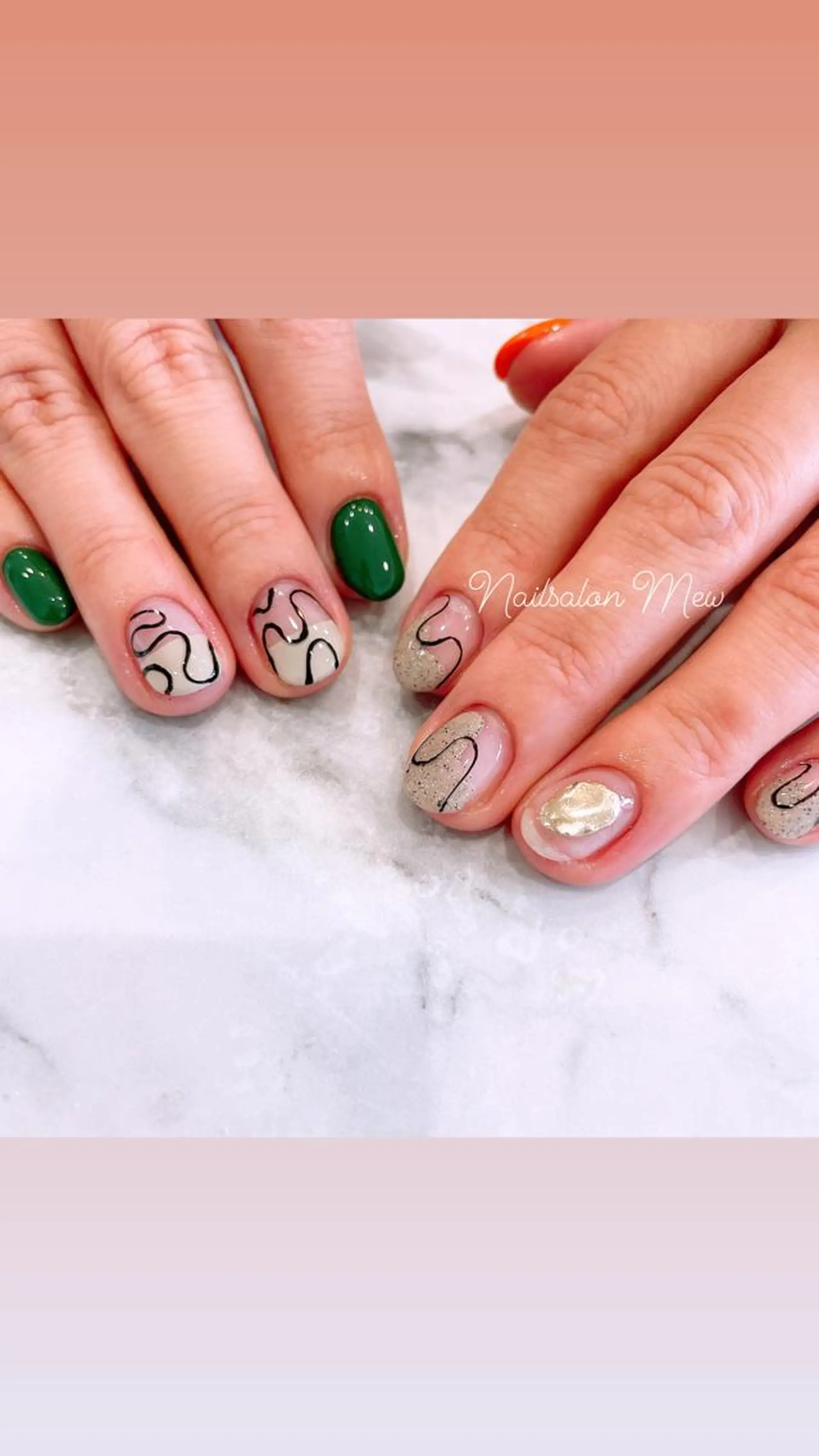 ネイル Nailsalon Mew❤︎のネイルデザイン