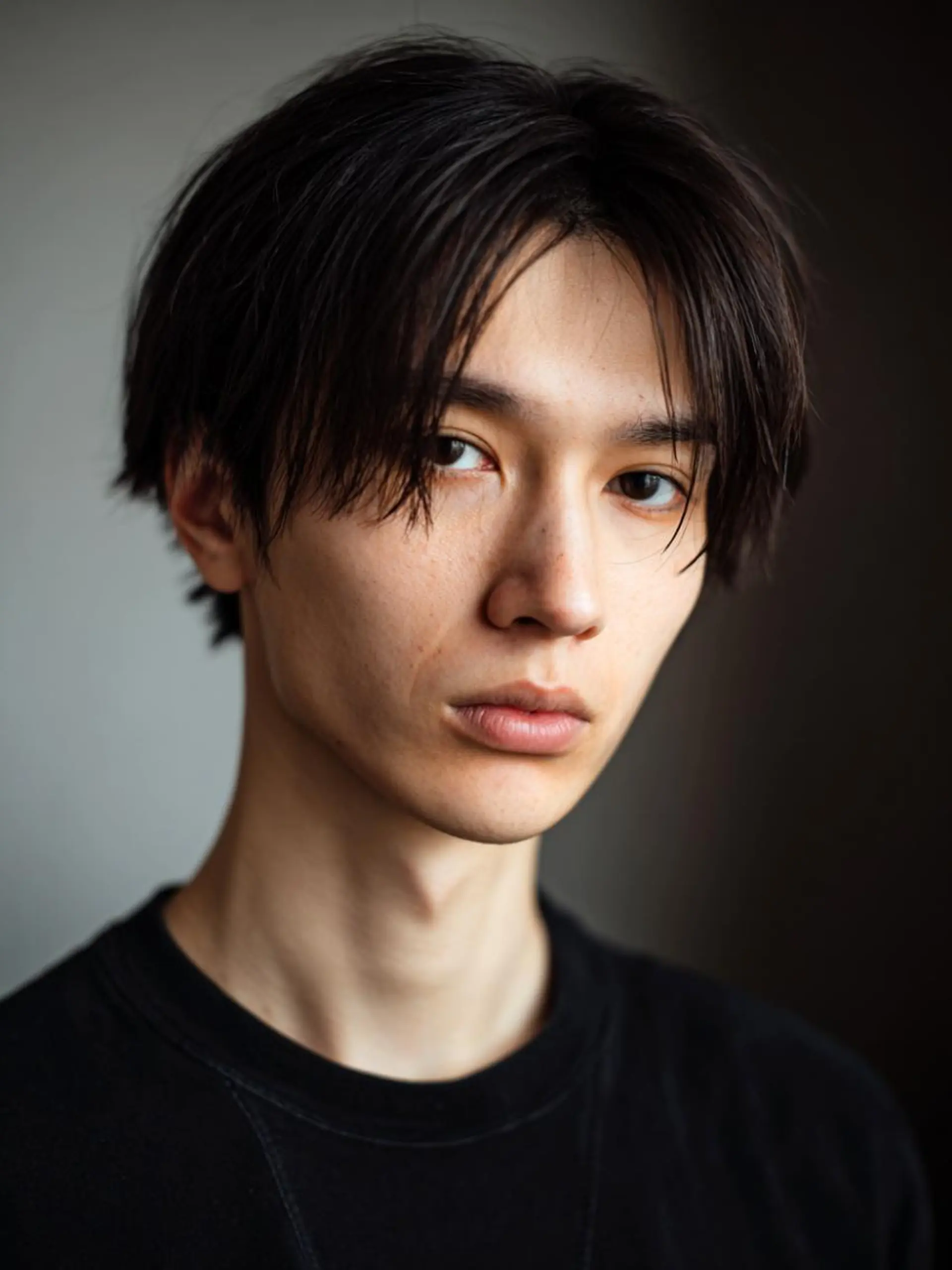 ショート メンズ センターパート カット ヘアカラー ブリーチお任せ🫧 tokute高円寺のヘアスタイル