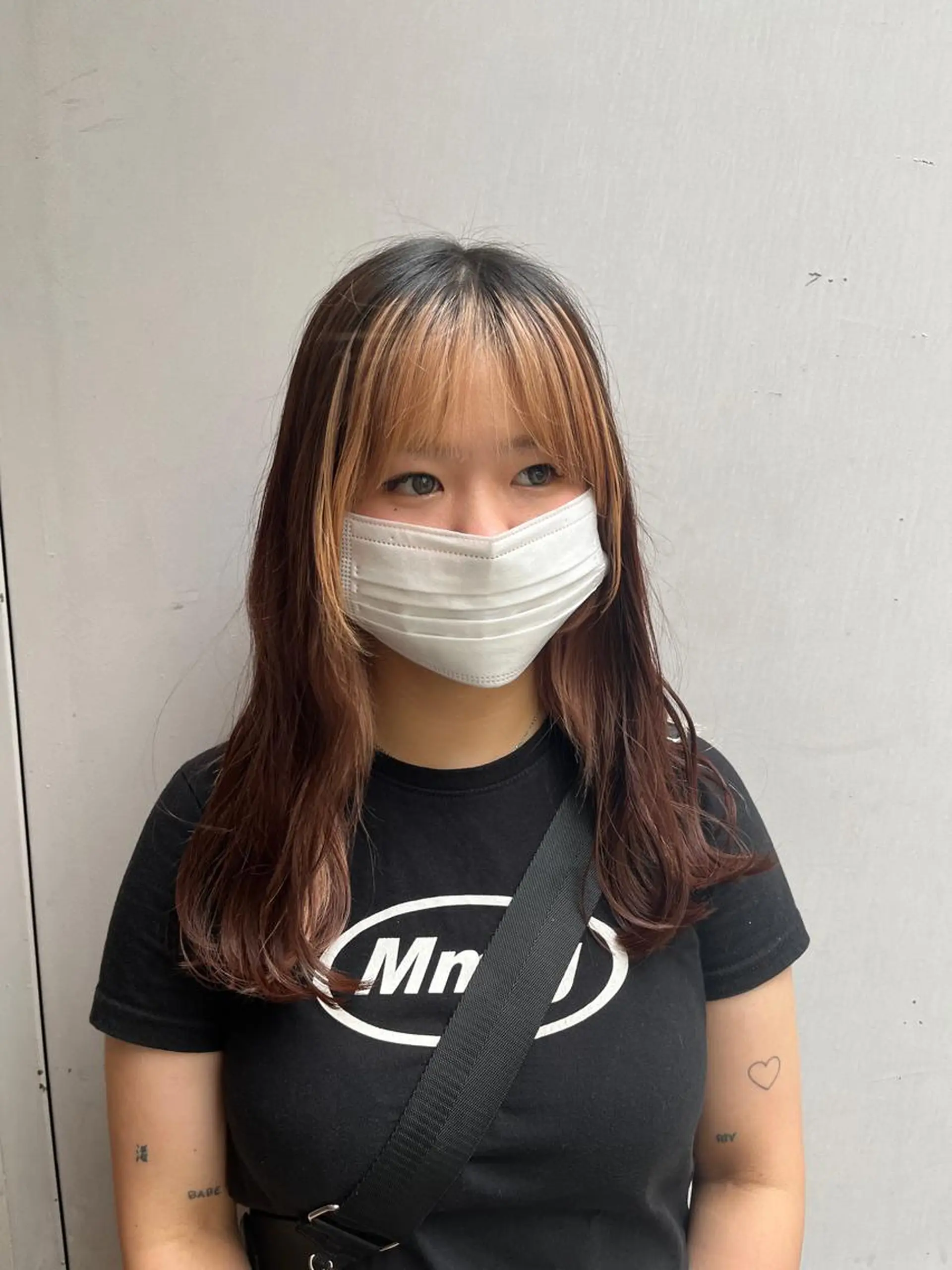 セミロング カラー 韓国好き🇰🇷 美容師MIKUのヘアスタイル