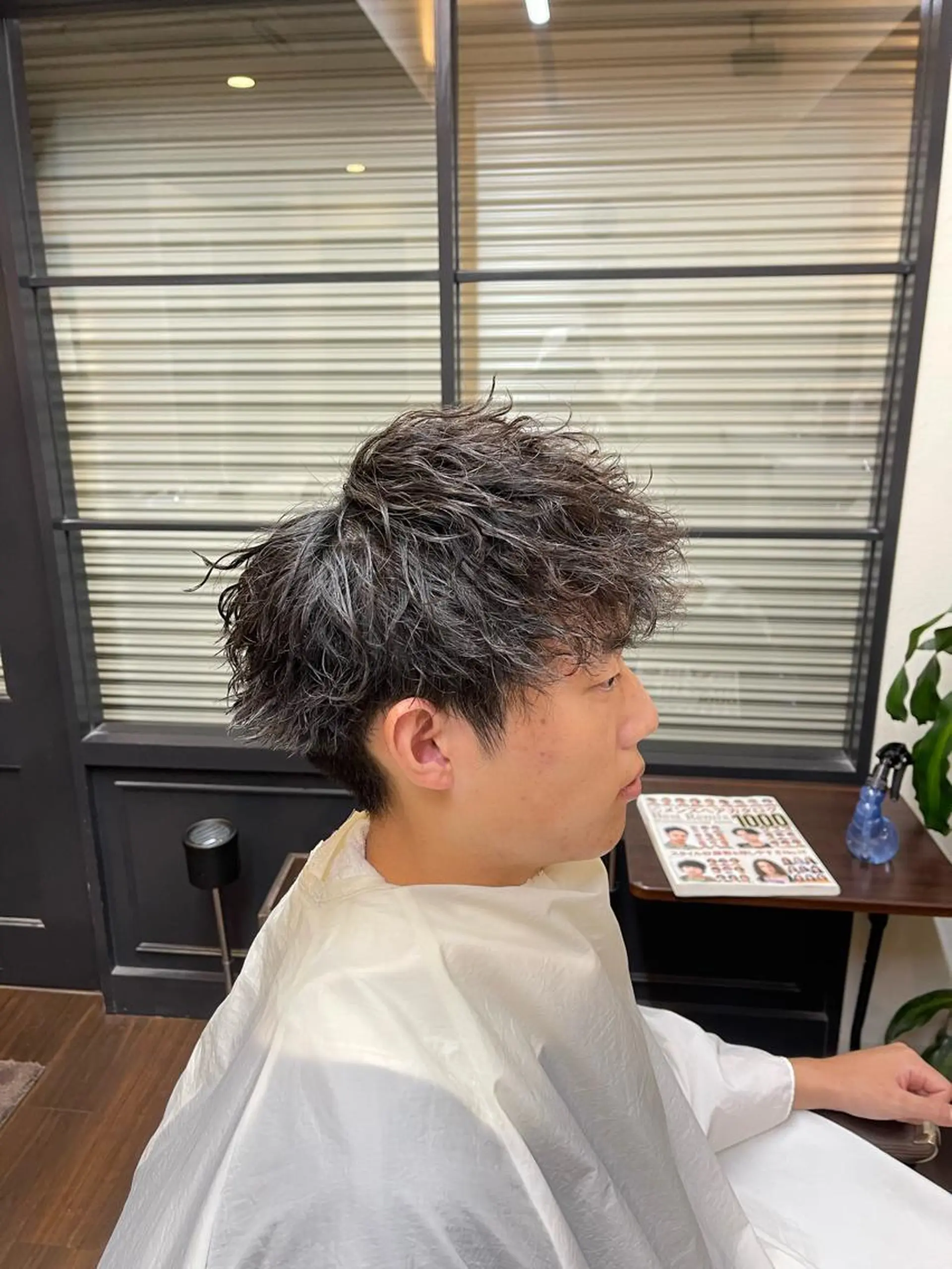 ショート パーマ メンズ メンズパーマ 髪質改善/堀江 ケアカラーtoshiのヘアスタイル