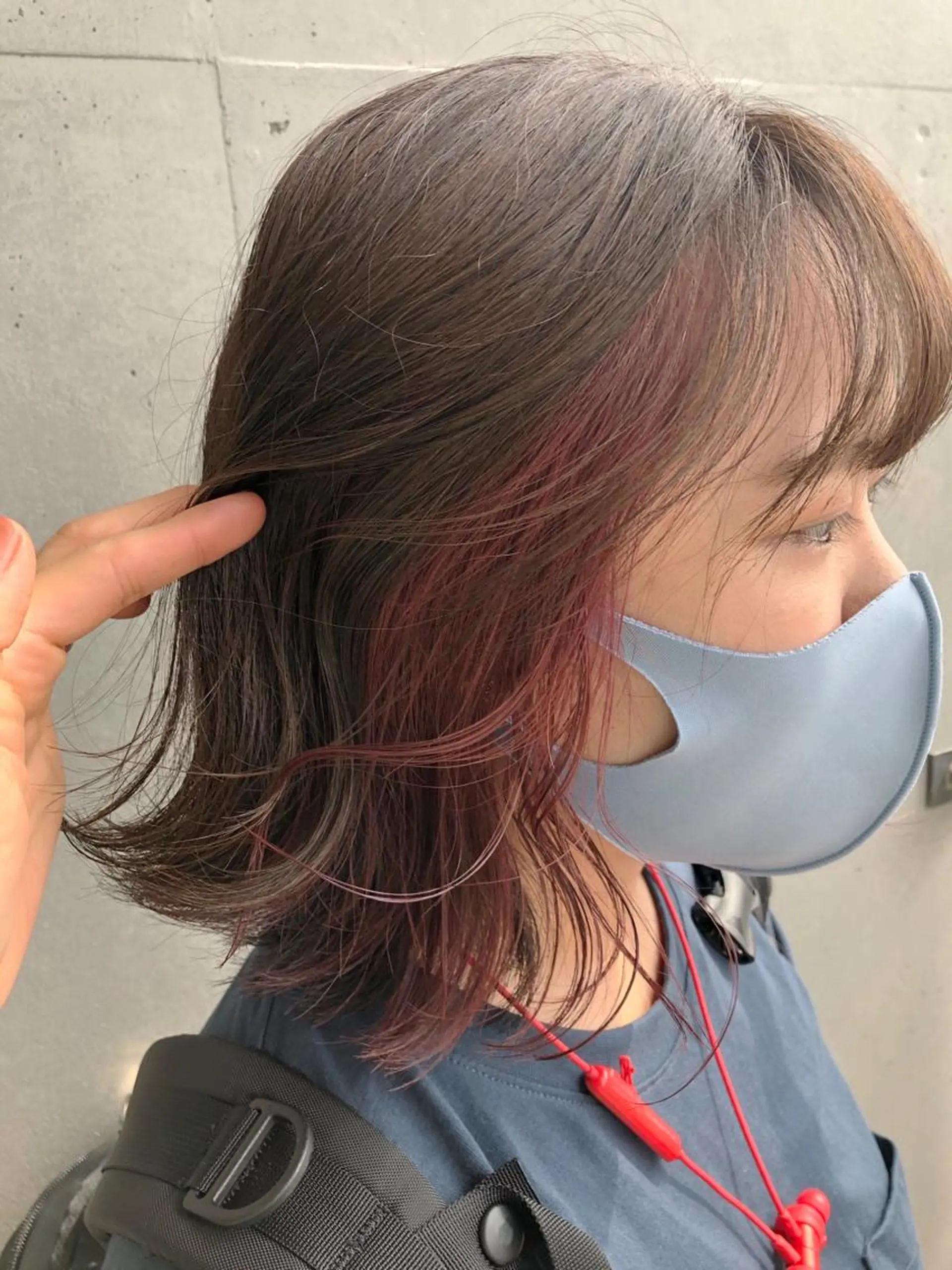 ミディアム カラー カット ヘアカラー トリートメント ☕️ベージュカラー 内藤光哉☕️のヘアスタイル