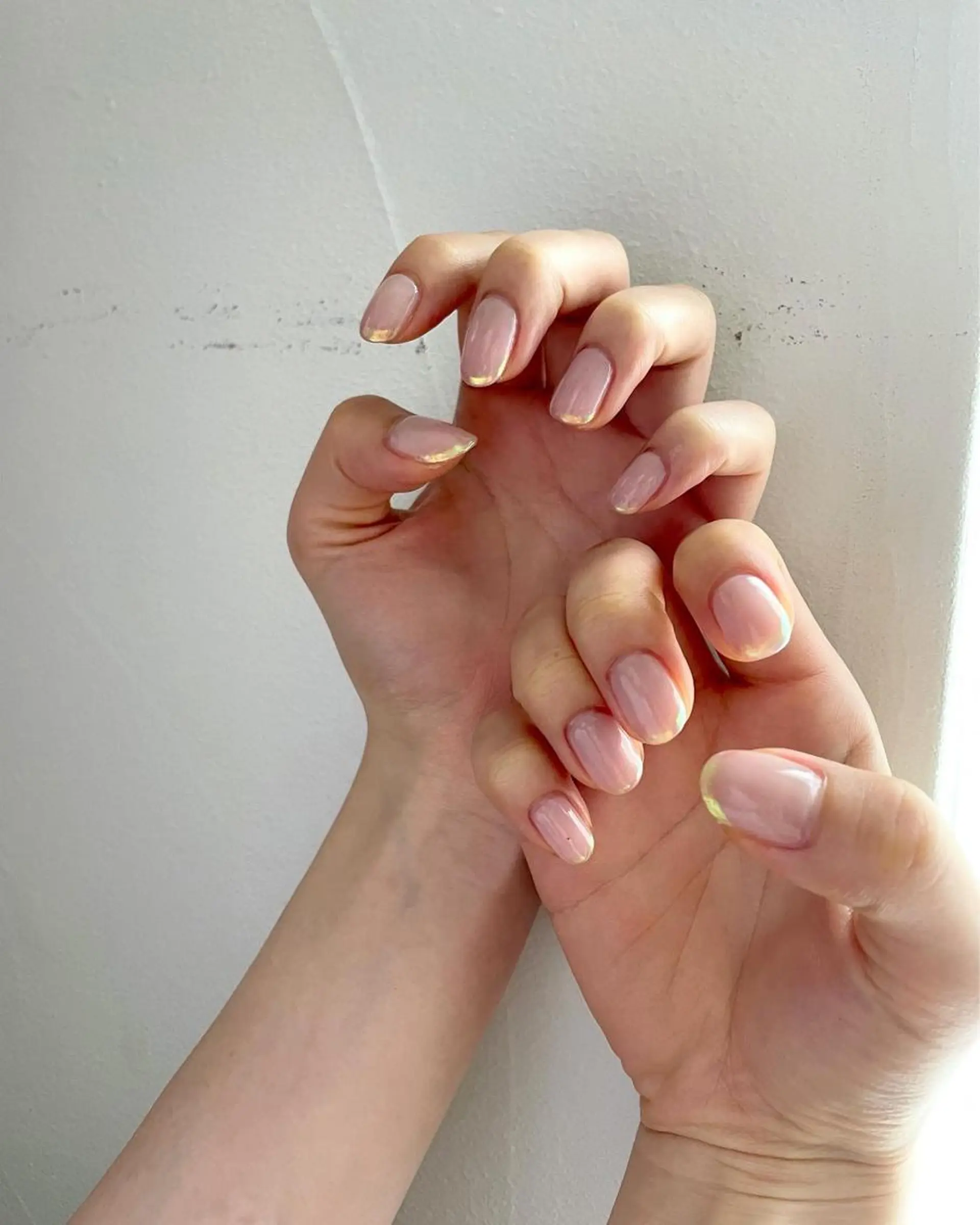 ネイル オーロラネイル フットネイル フレンチネイル ジェルネイル 韓国ネイル 甲府市徳行 🧸prunelleのネイルデザイン