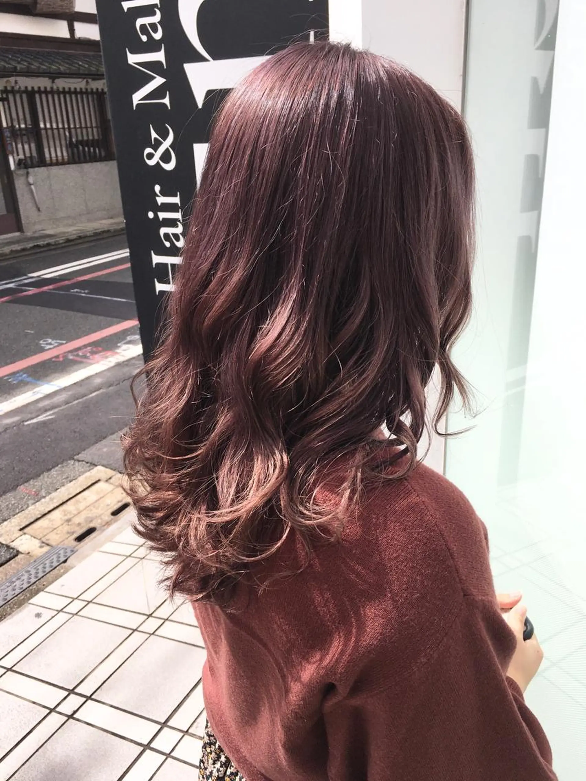 セミロング カット トリートメント 奥野 貴哉のヘアスタイル