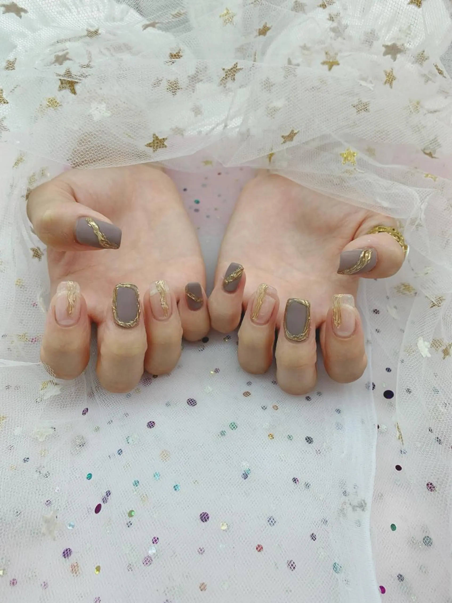 ネイル 🦋ネイルサロン ブラン🌈ゆりのネイルデザイン