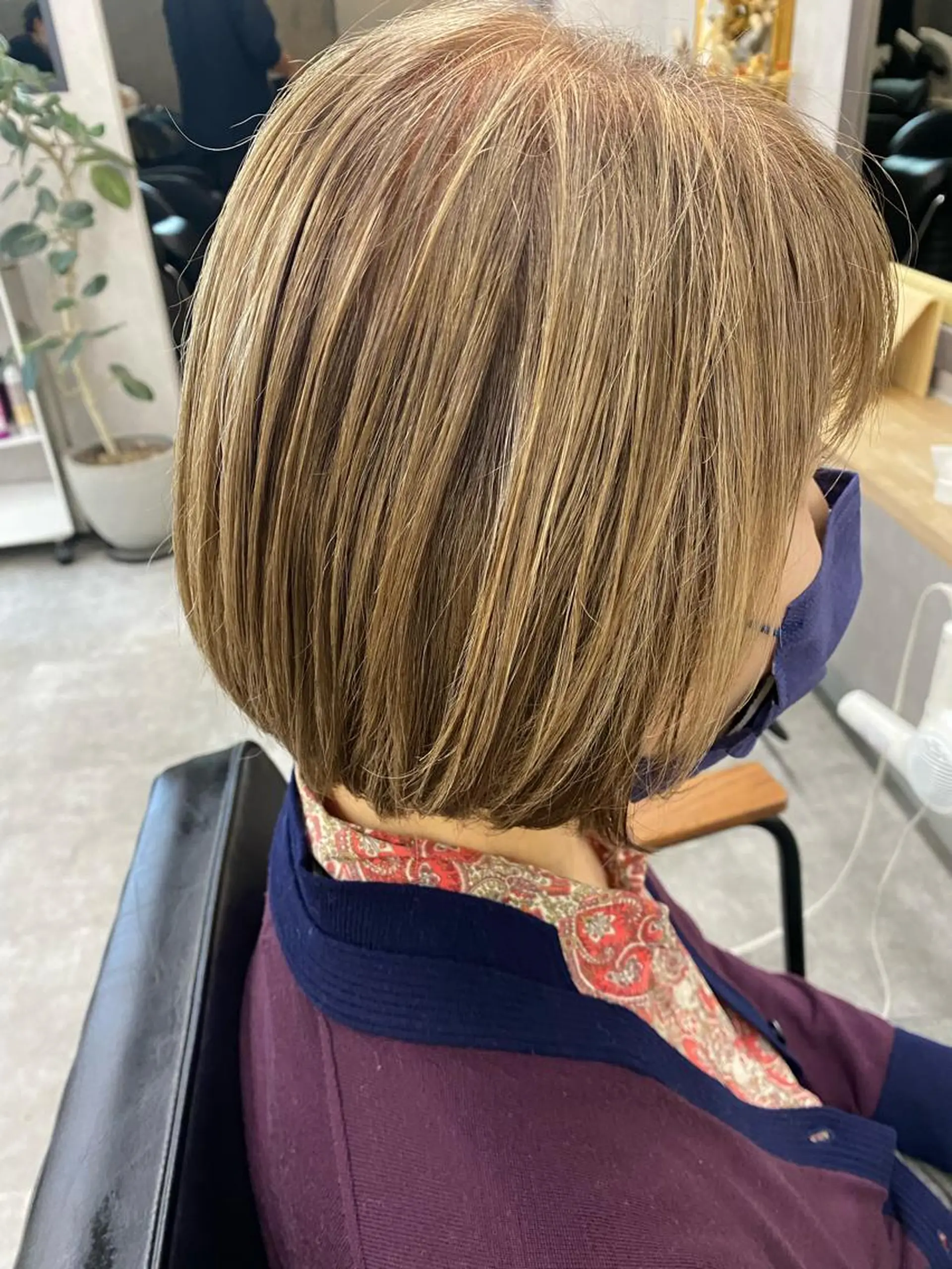 ショート カラー ハイライトカラー ボブ ハイライト SHOTA 大人ショートのヘアスタイル