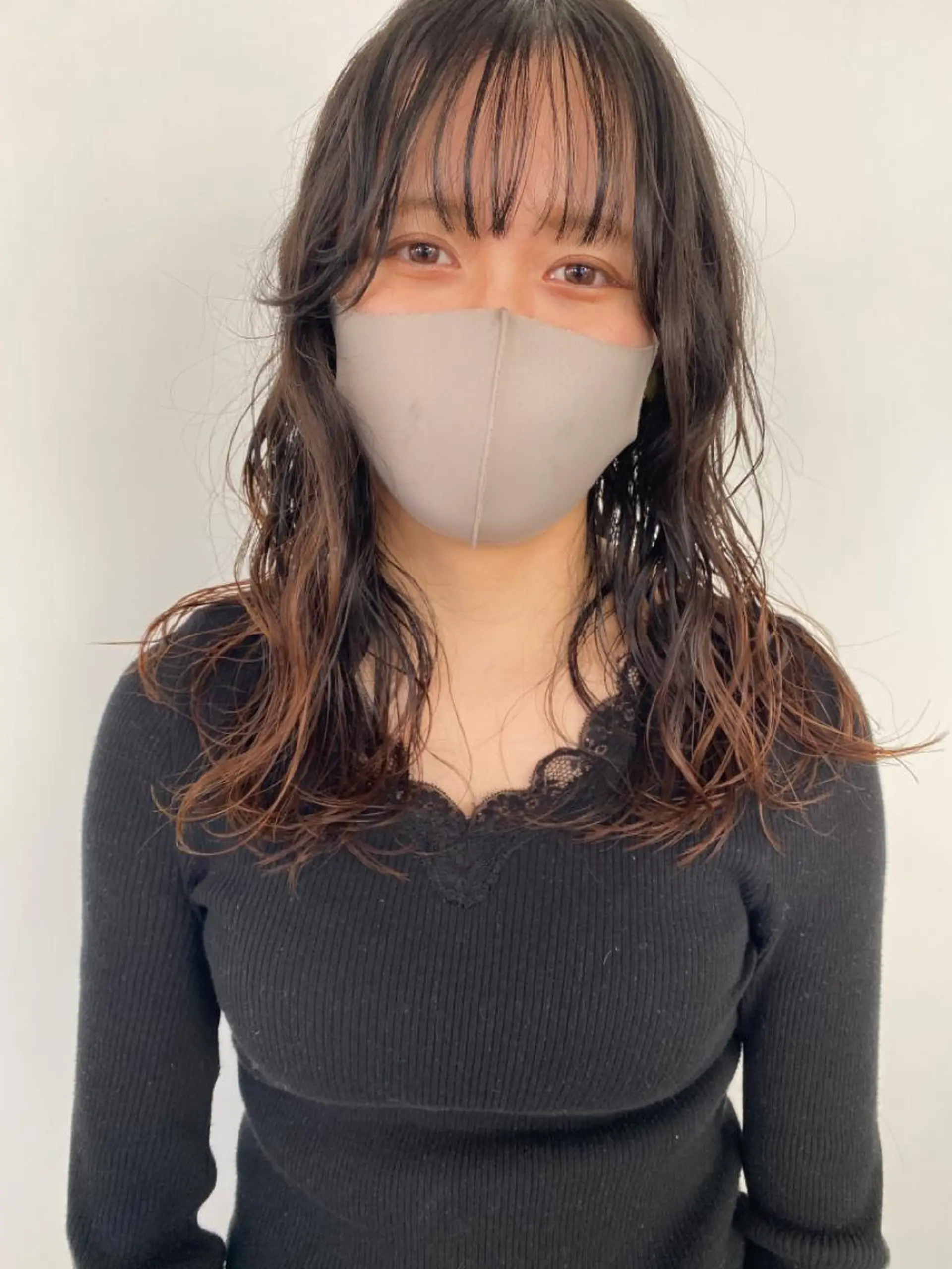 ロング パーマ カット ヘアカラー パーマ 縮毛矯正 トリートメント steed tokyo所属・KOOKI スティードトーキョーのヘアスタイル