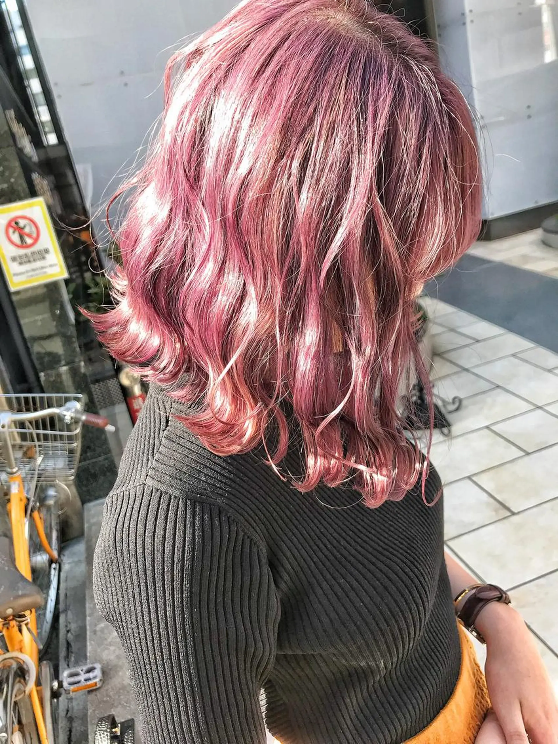 ミディアム メンズ縮毛矯正 ニュアンスパーマのヘアスタイル