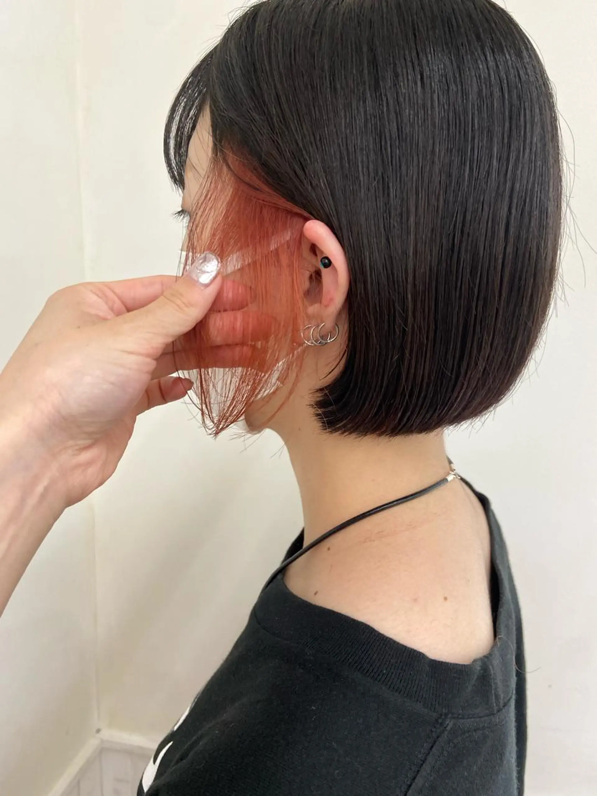 ショート カラー パーマ ヘアアレンジ メンズ キッズ ネイル マツエク・マツパ トリートメント 横浜Bob美容師🤎 ERINAのヘアスタイル