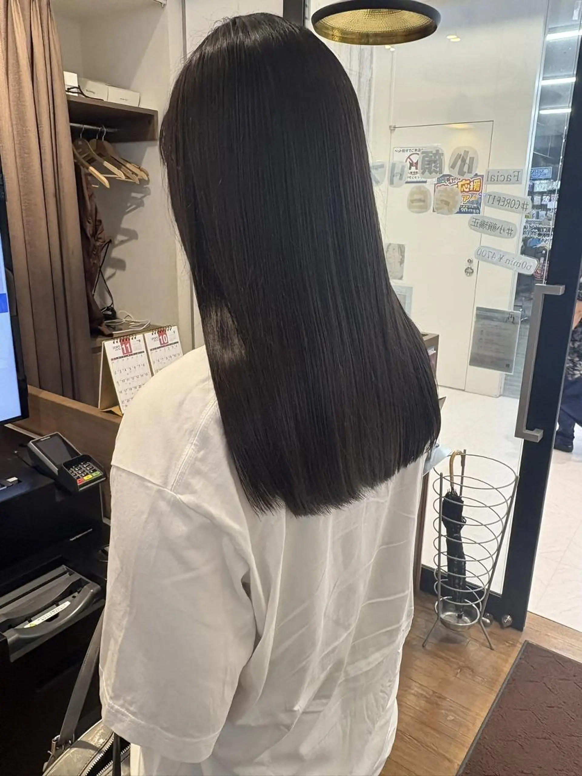 セミロング ヘアカラー BbyC justbeautyのヘアスタイル