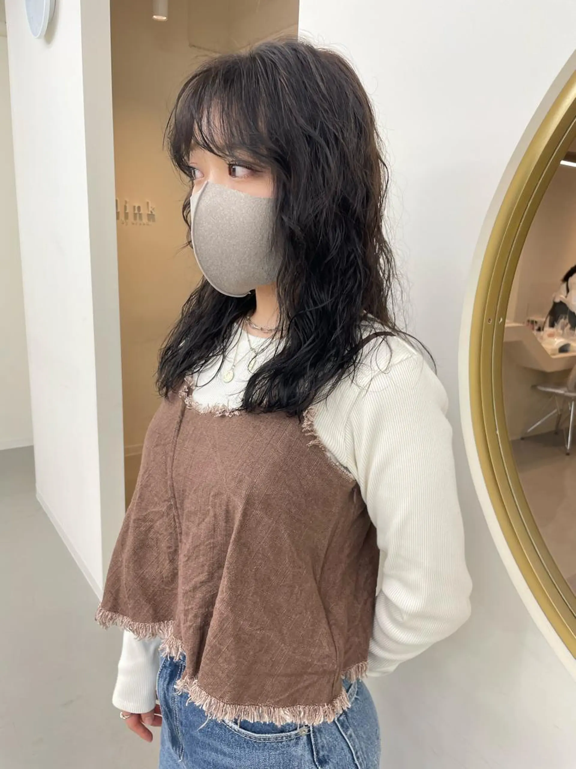 セミロング 丹羽大喜 縮毛矯正/美髪矯正のヘアスタイル