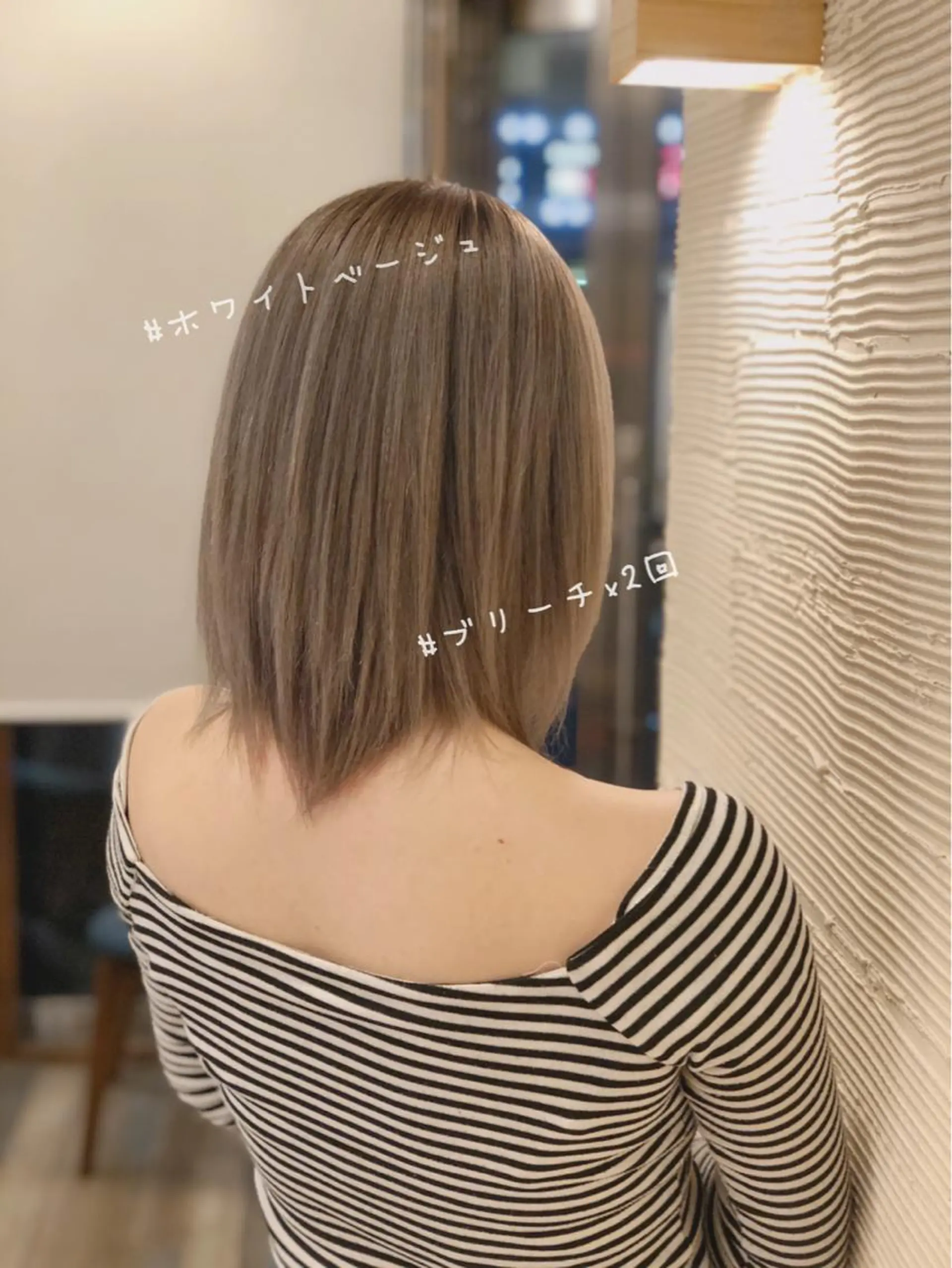 ミディアム カラー ✖️リーアキト LEEAKITO✖️のヘアスタイル