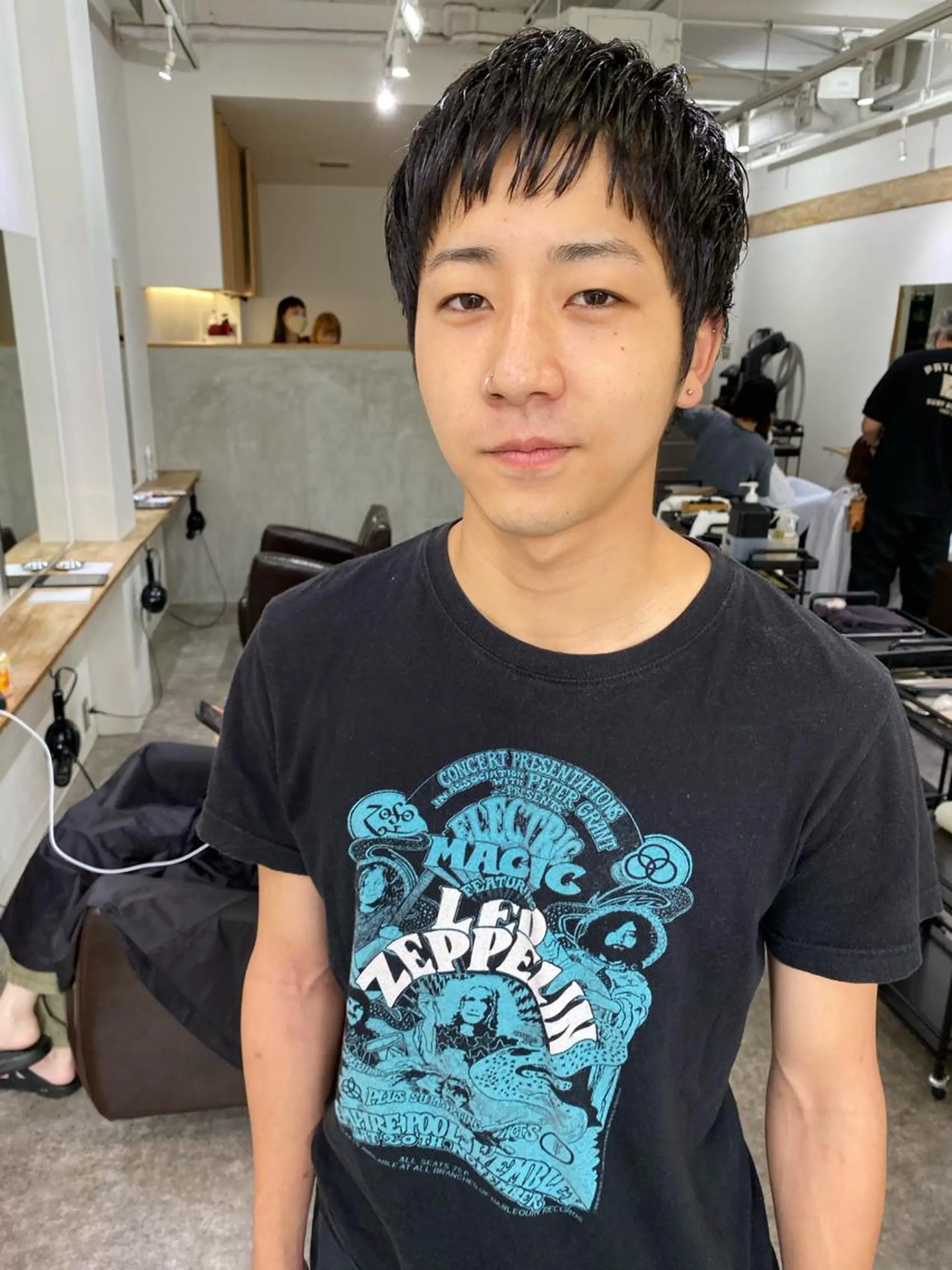 ショート メンズ メンズショート ショートヘア カット 森貴裕/ベージュ/ パーマ/オリーブのヘアスタイル