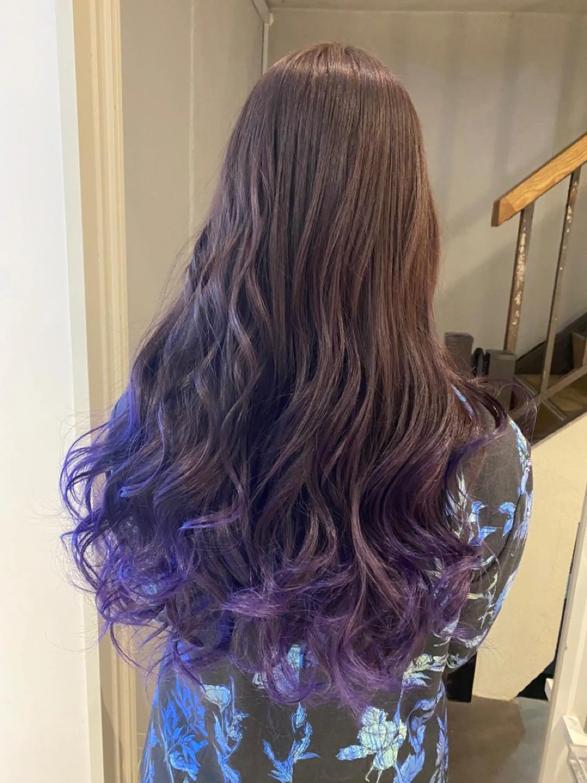 ロング カラー 🌈評価No.1🌈 艶髪カラー❌エクステのヘアスタイル