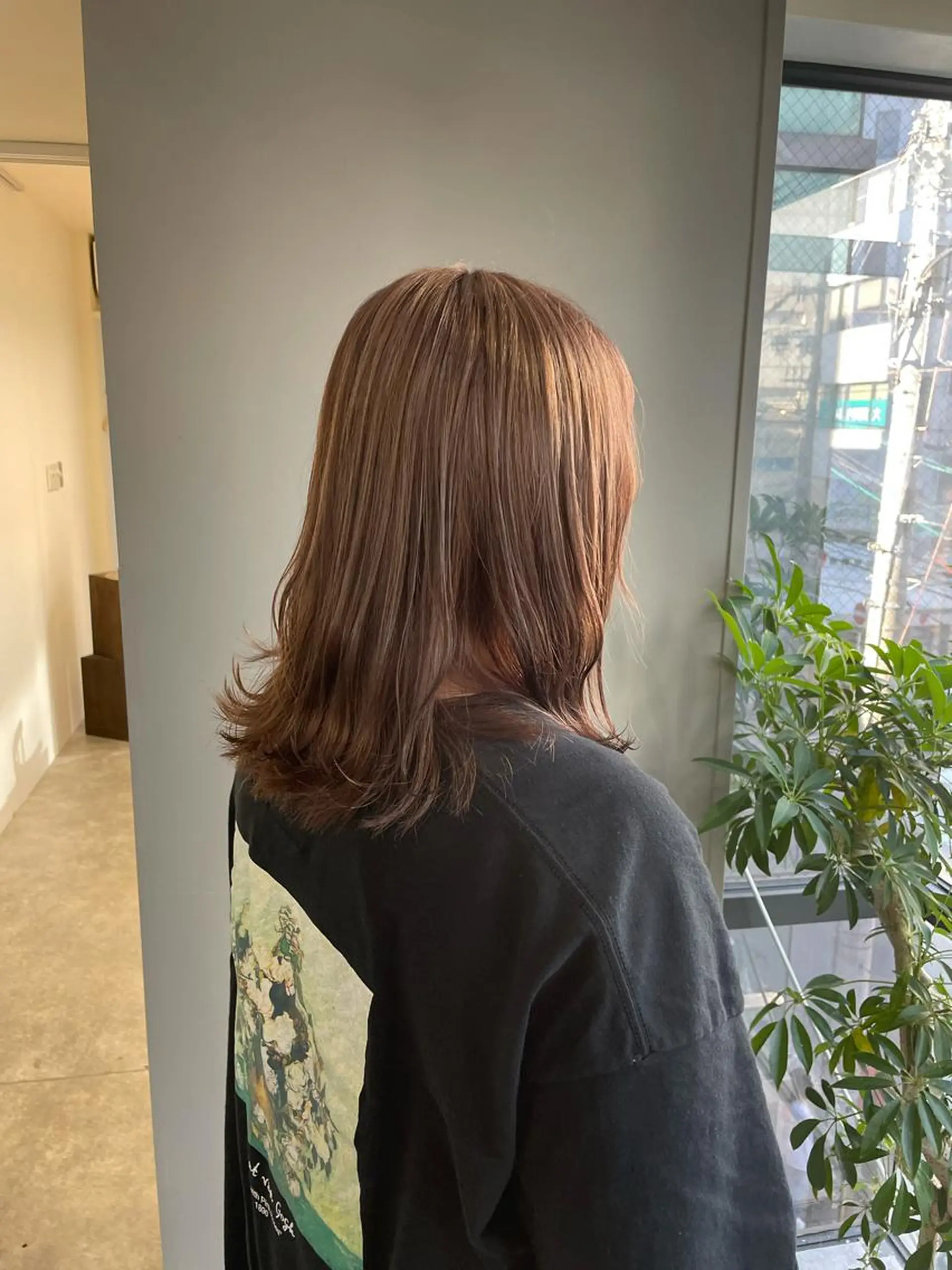 セミロング ヘアカラー ♡透明感/艶カラー/ M a I ♡のヘアスタイル