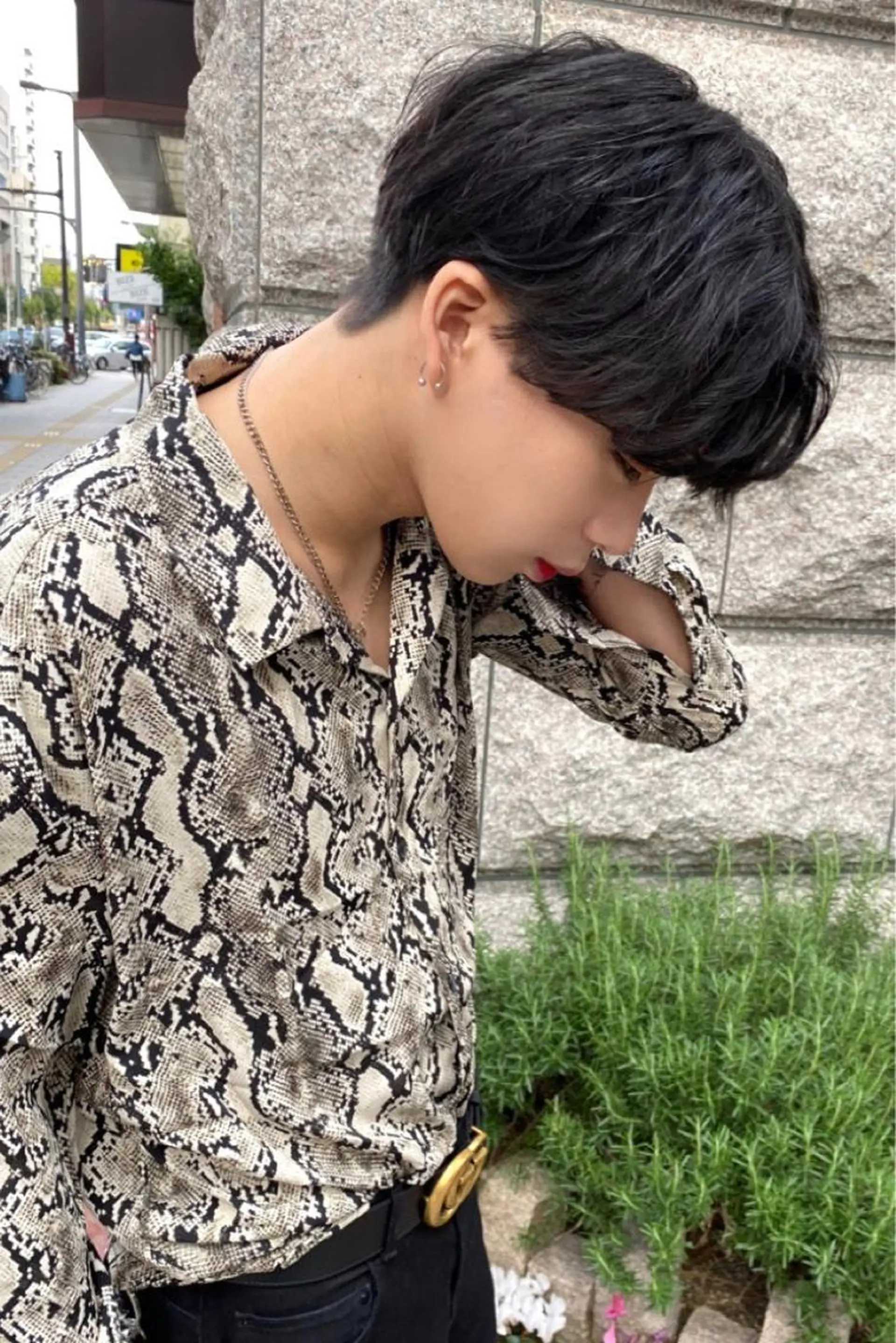 ショート メンズ ヘアカラー メンズスタイリスト 前田雄輝のヘアスタイル