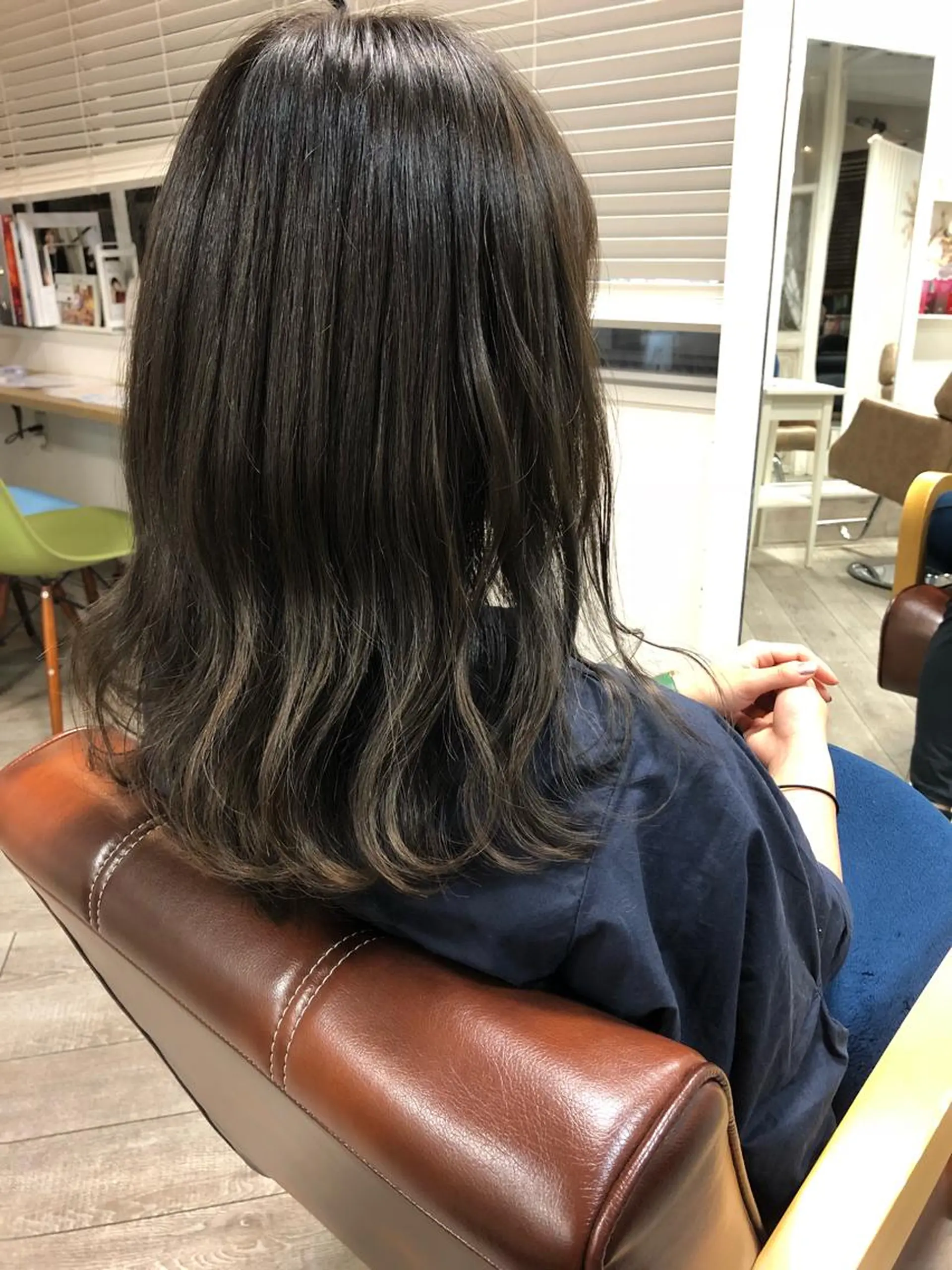 ミディアム カラー 髪質改善/艶髪 やまなかのヘアスタイル