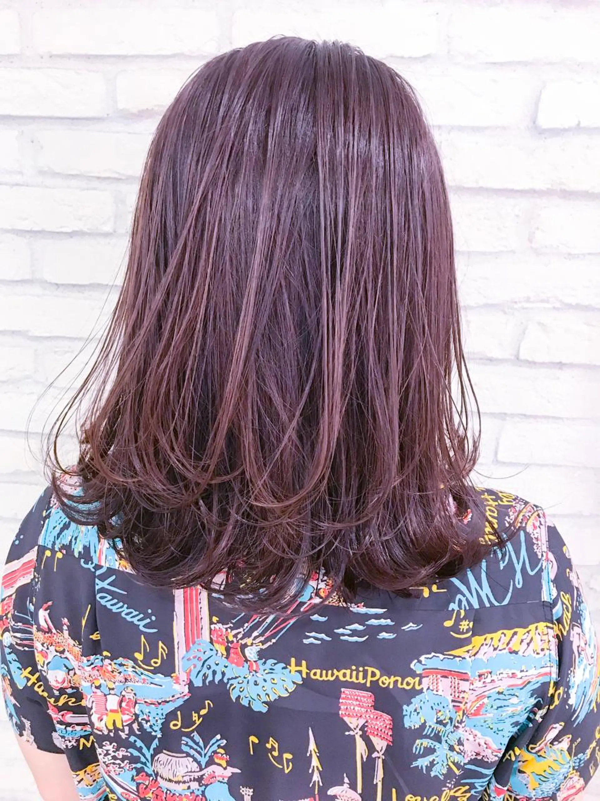 ミディアム カラー ブリーチ ピンクカラー ヘアカラー トリートメント 横浜🍒ルーツカラー エクステ／RIEのヘアスタイル