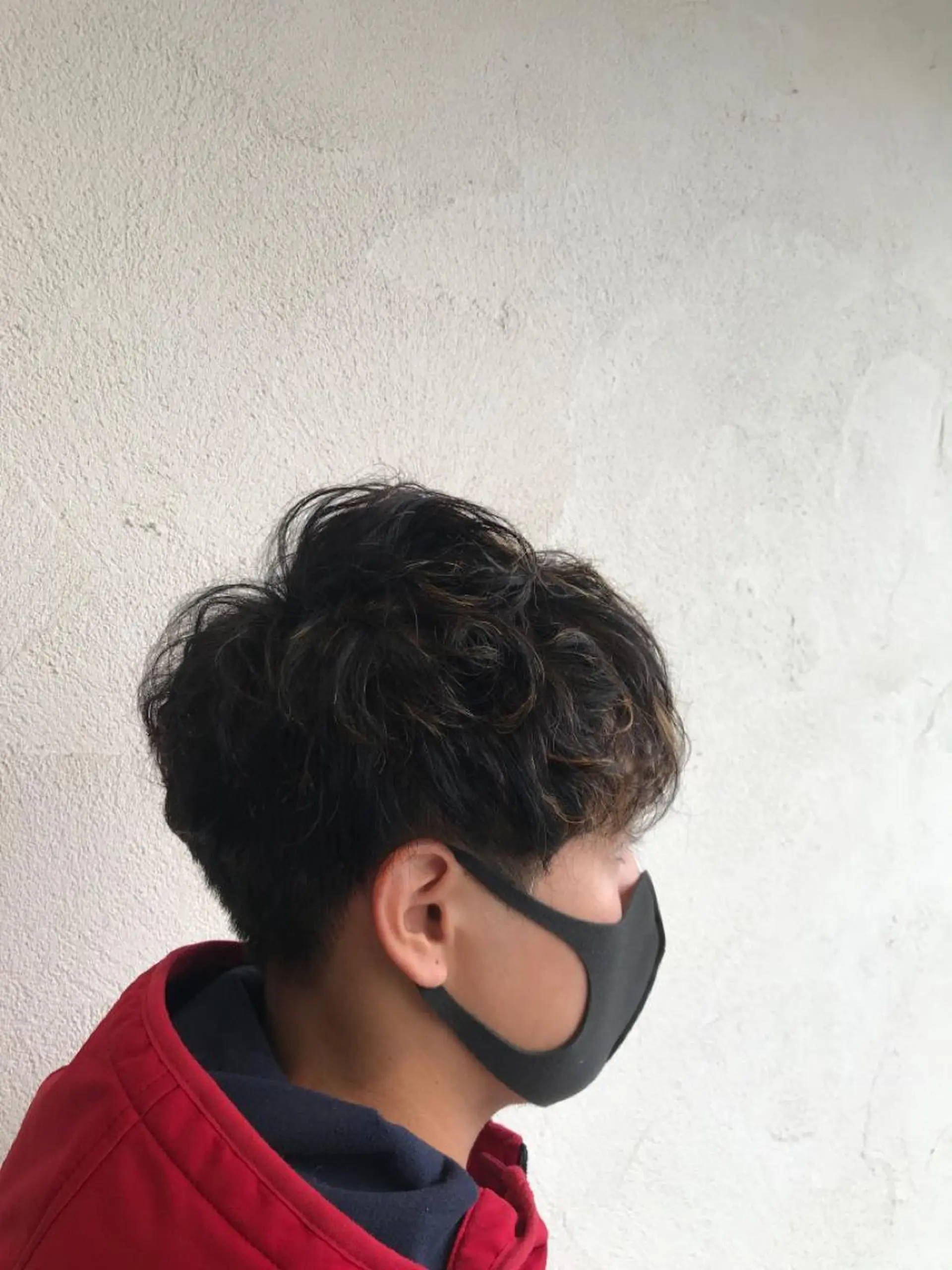 ショート パーマ メンズ 山下 襟華のヘアスタイル