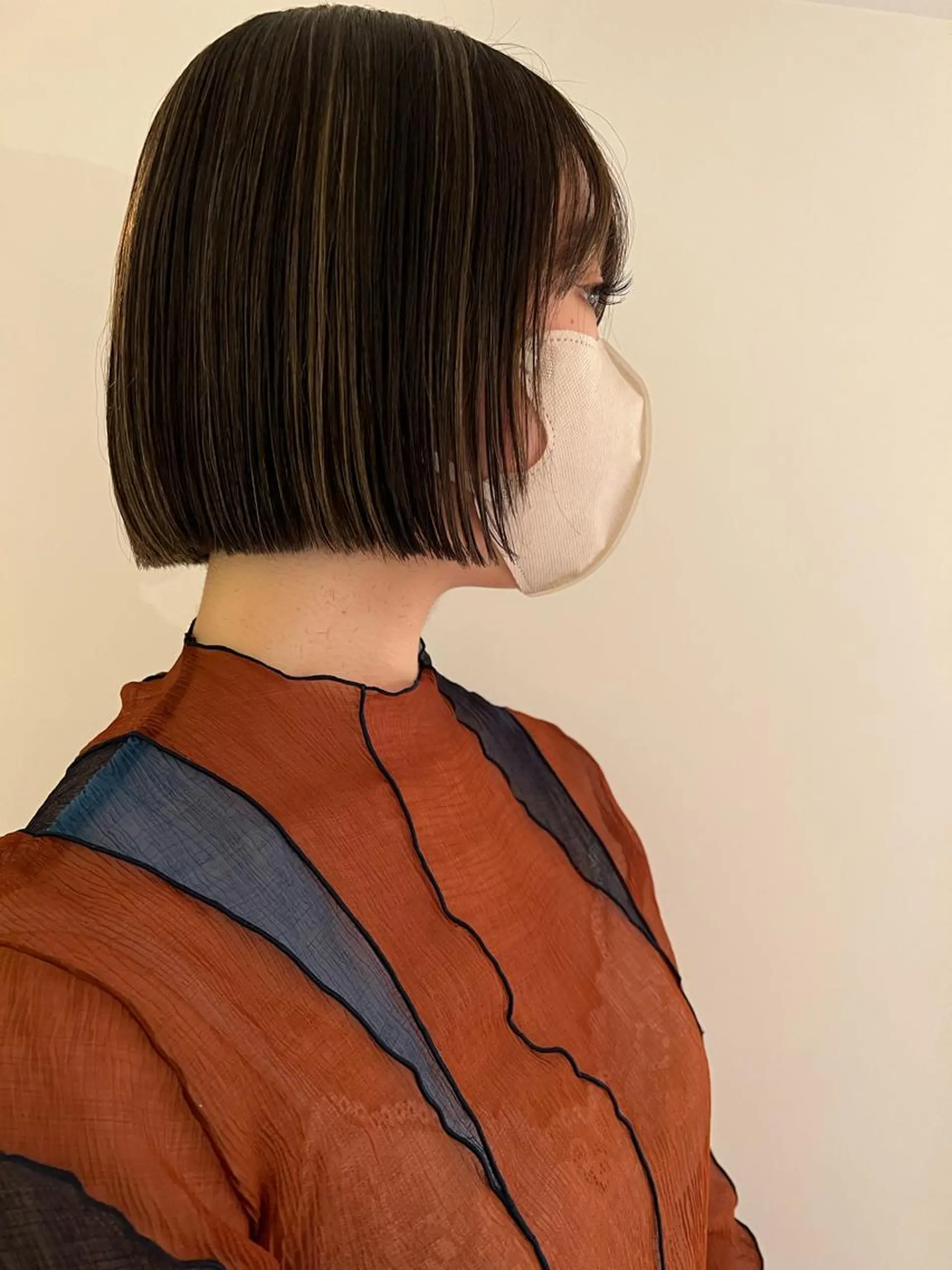 ミディアム ブリーチカラー🎀 韓国風/寺門美優のヘアスタイル