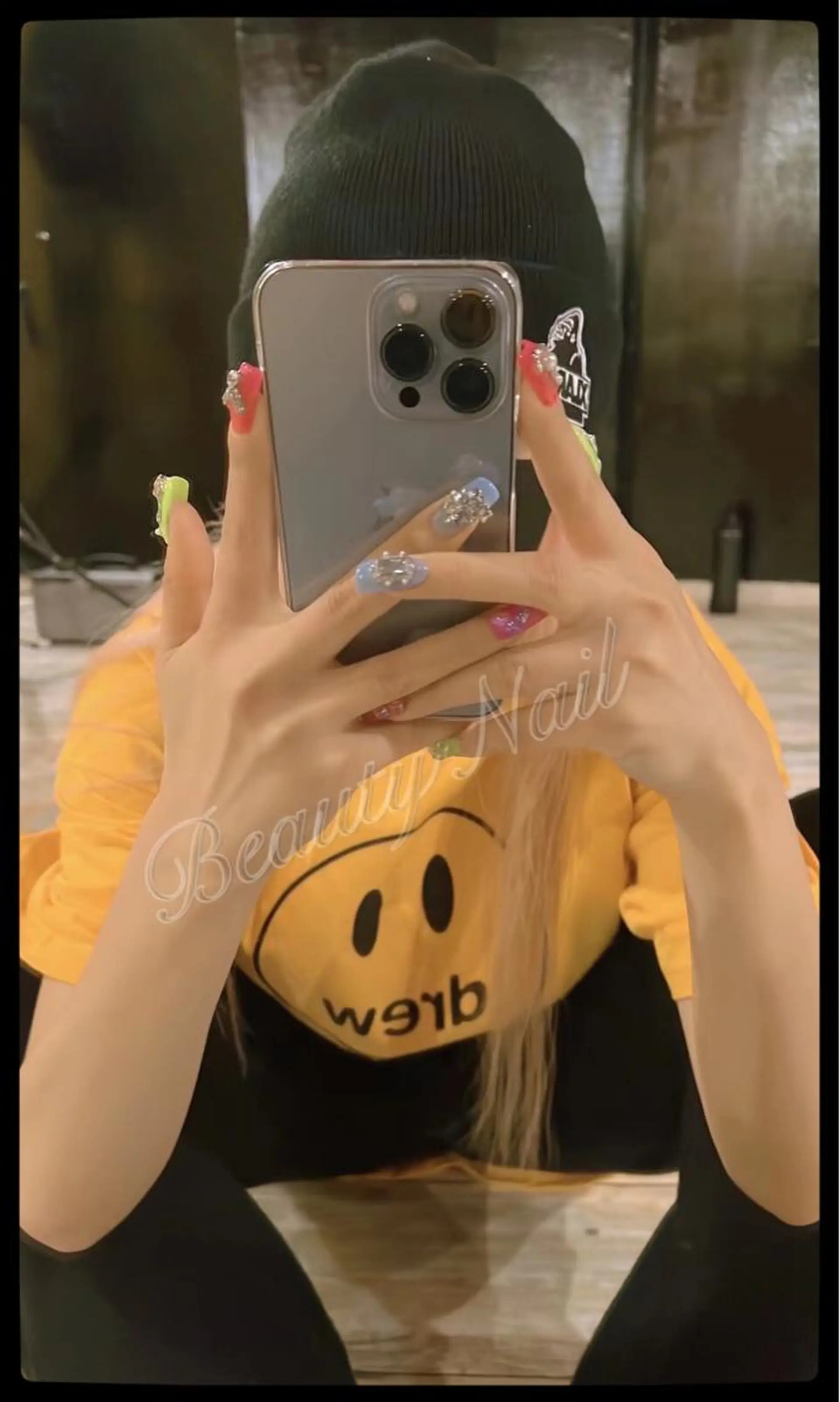 ネイル 長さ出し Moonstone Salonのネイルデザイン