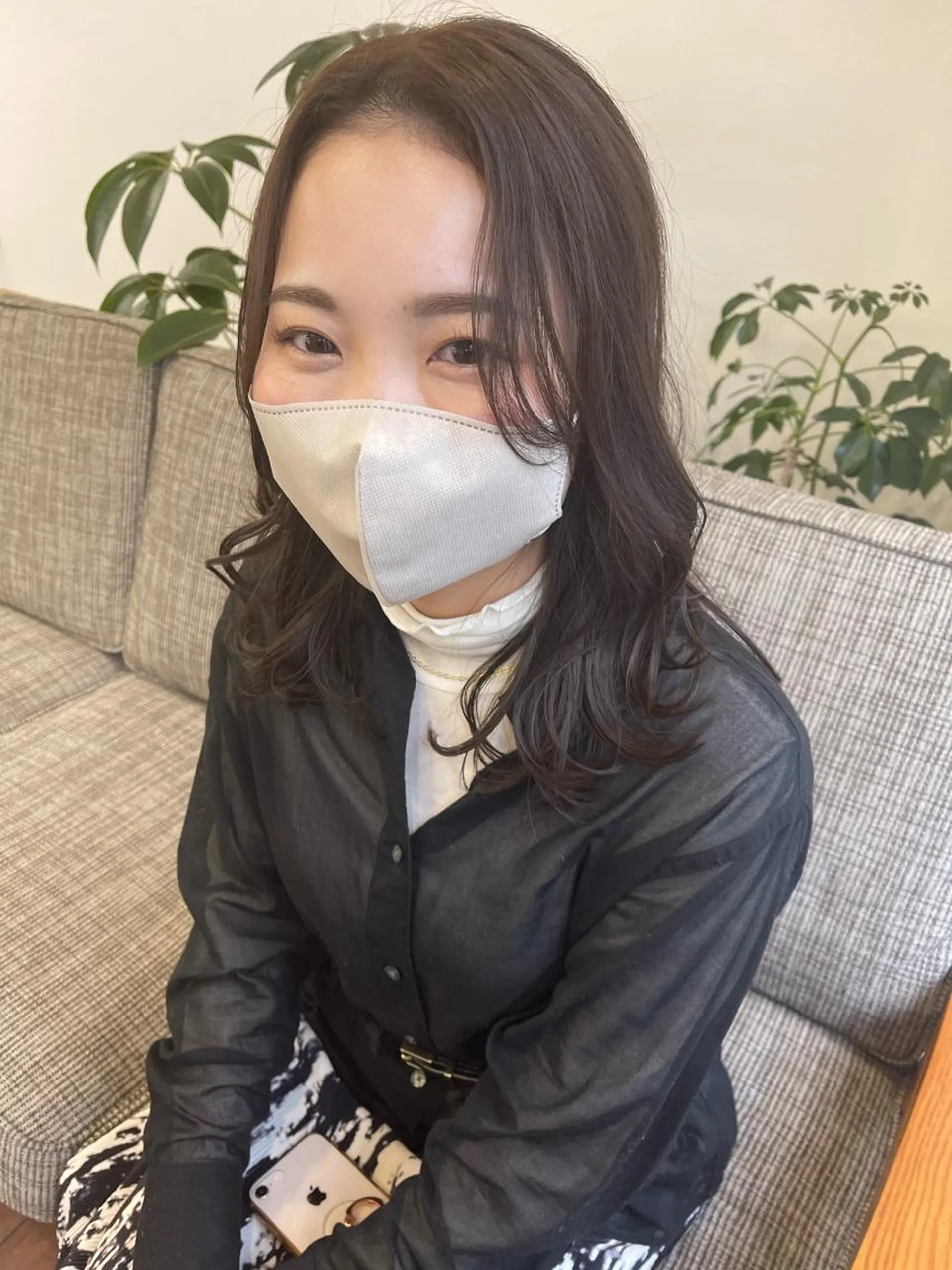 セミロング カラー カット ヘアカラー トリートメント pole/apartment所属・💓パーマ，💗 レイヤーカットのヘアスタイル