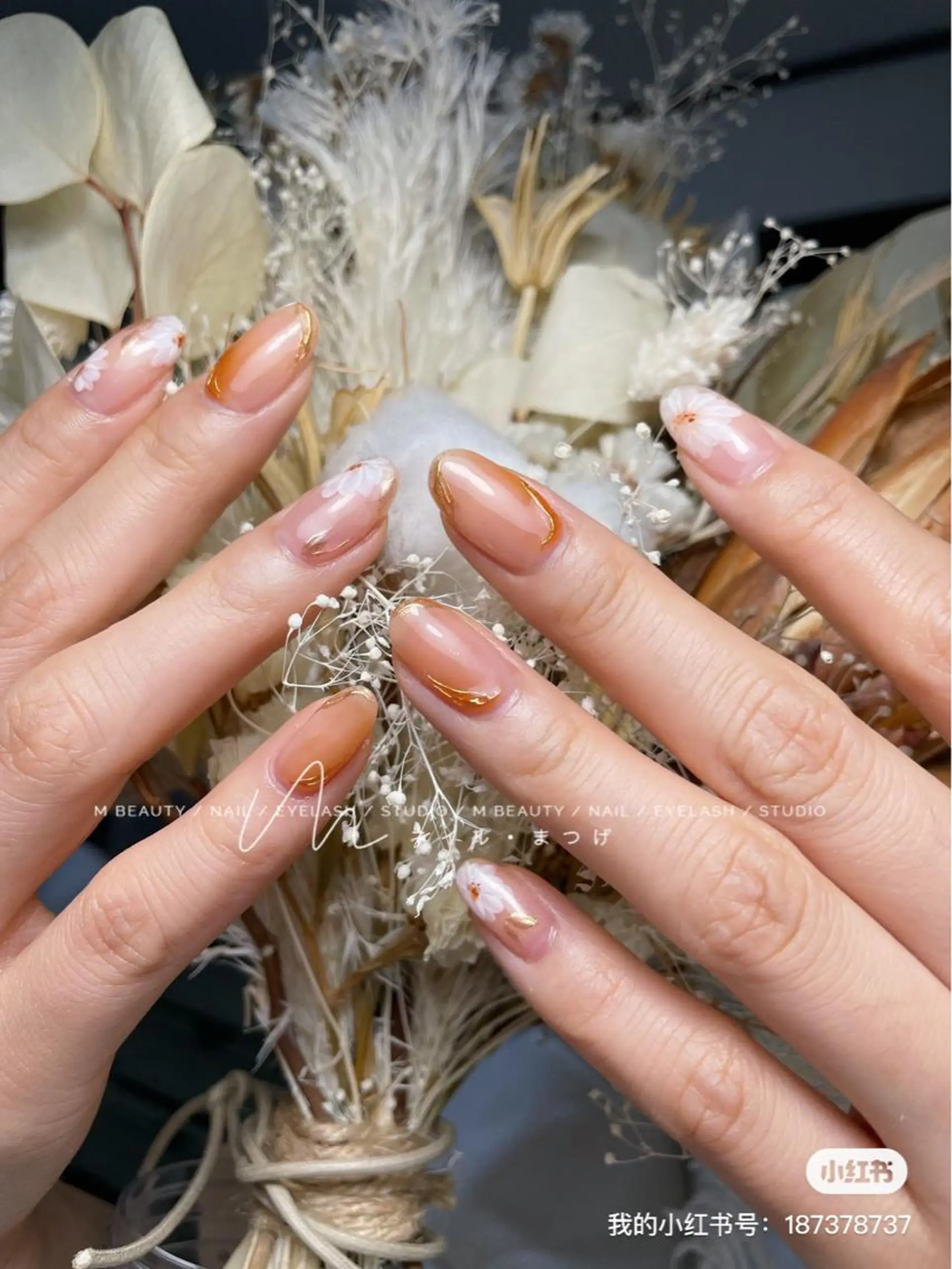 ネイル ハンドネイル M🌷nail 長さだし専門店のネイルデザイン