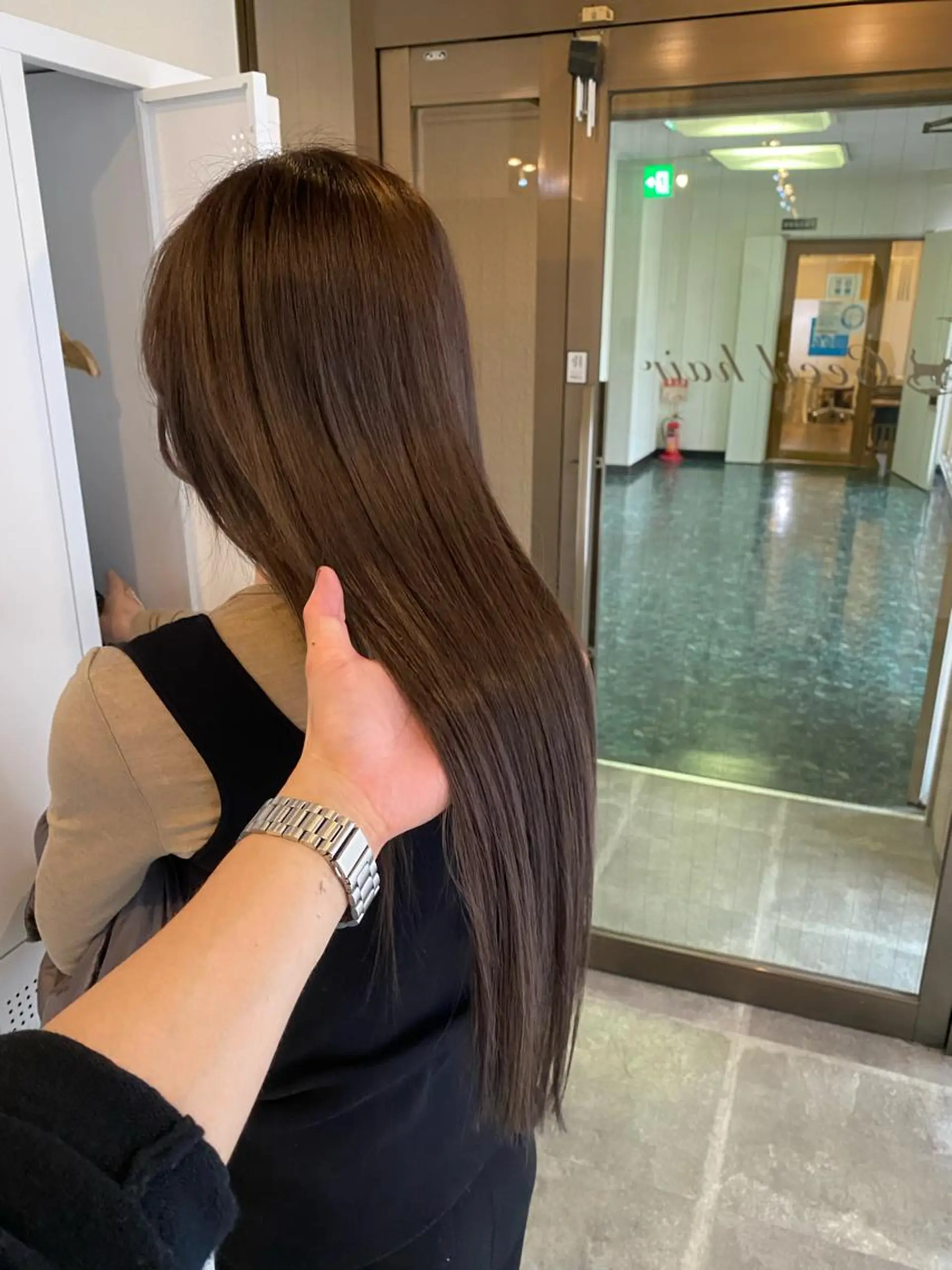 ロング カラー ヘアアレンジ 透明感カラー グレージュ 髪質改善 cecil hair 難波店所属・髪質改善透明感カラー /SHOGO☀️のヘアスタイル