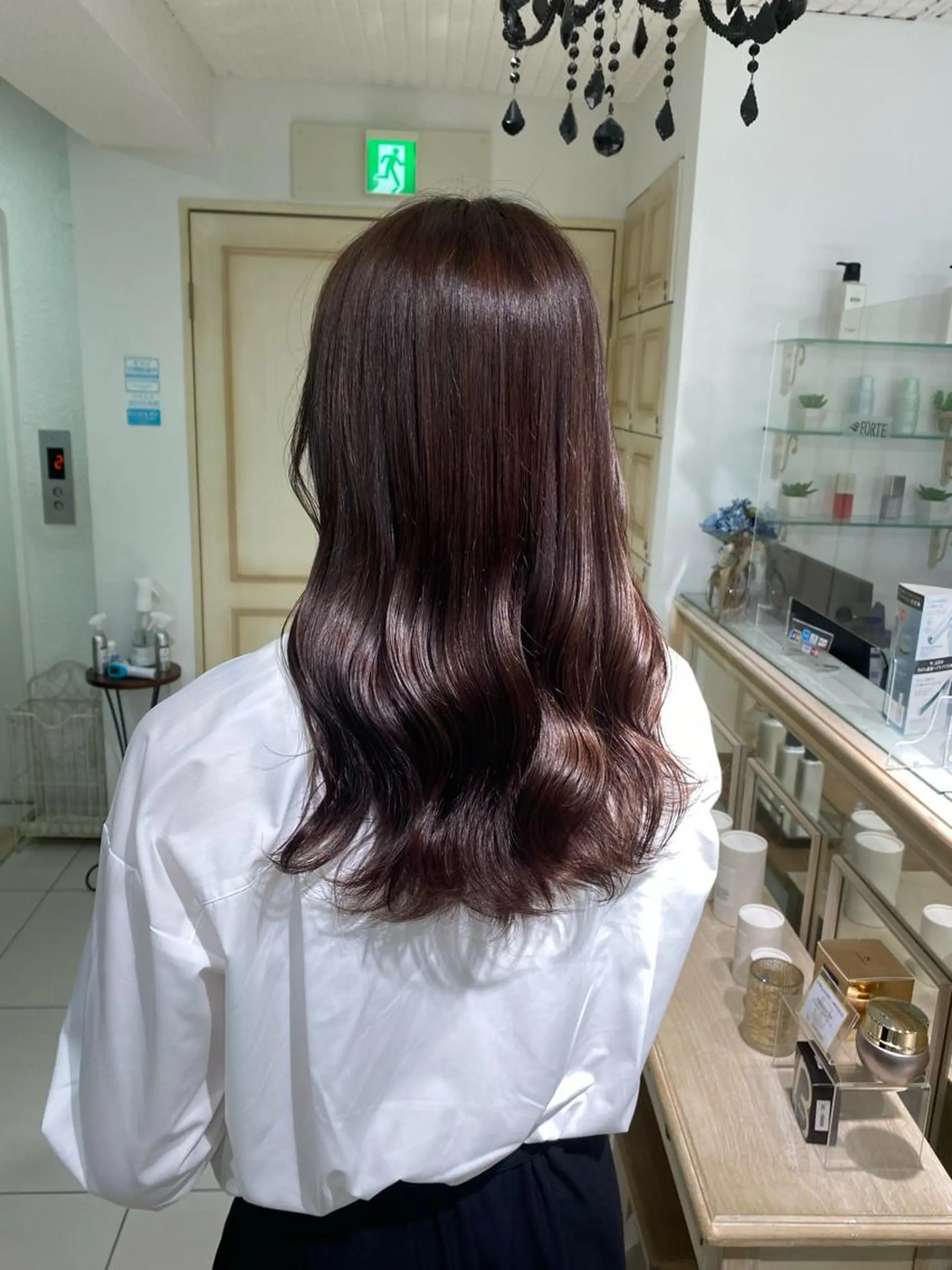 ロング カラー ヘアアレンジ 透明感カラー 古山 結季🌙🖤のヘアスタイル